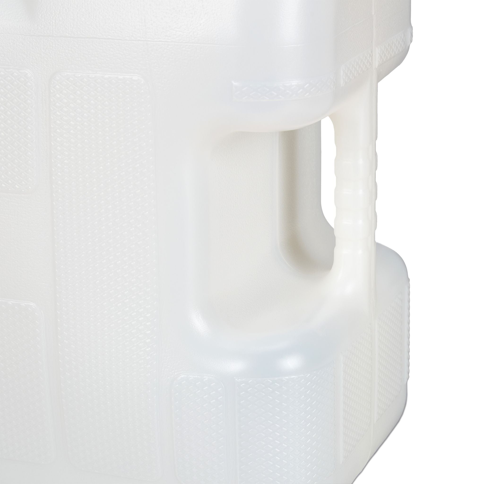 Wasserkanister mit Hahn Weiss-Orange