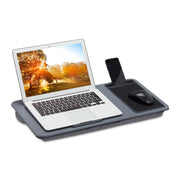 Laptopkissen mit Mauspad Schwarz-Grau von Relaxdays