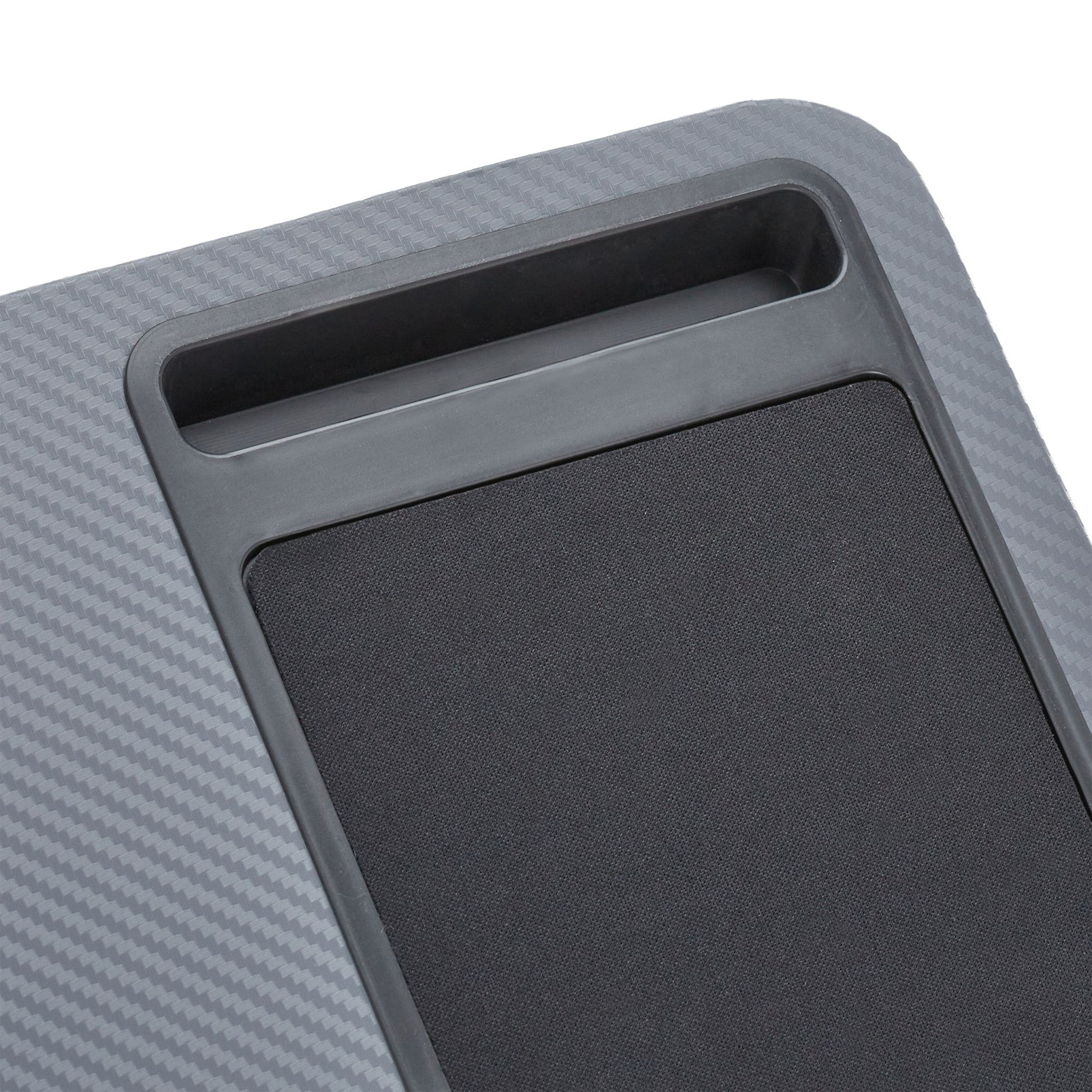 Laptopkissen mit Mauspad Schwarz-Grau von Relaxdays
