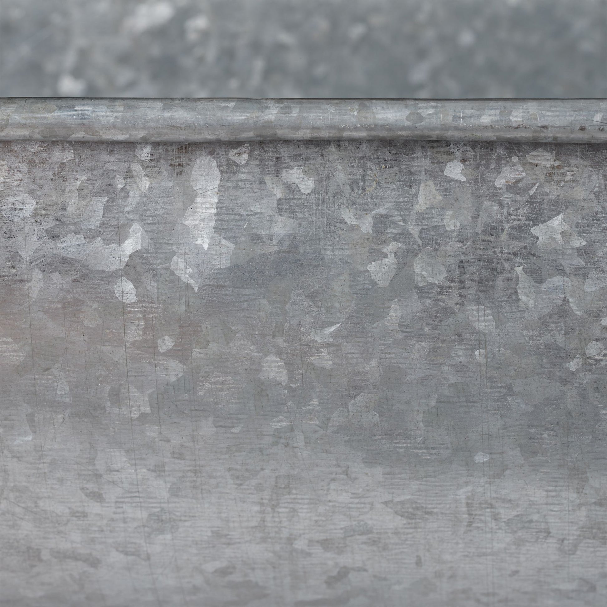 Zinkwanne oval 6er-Set Silber von Relaxdays
