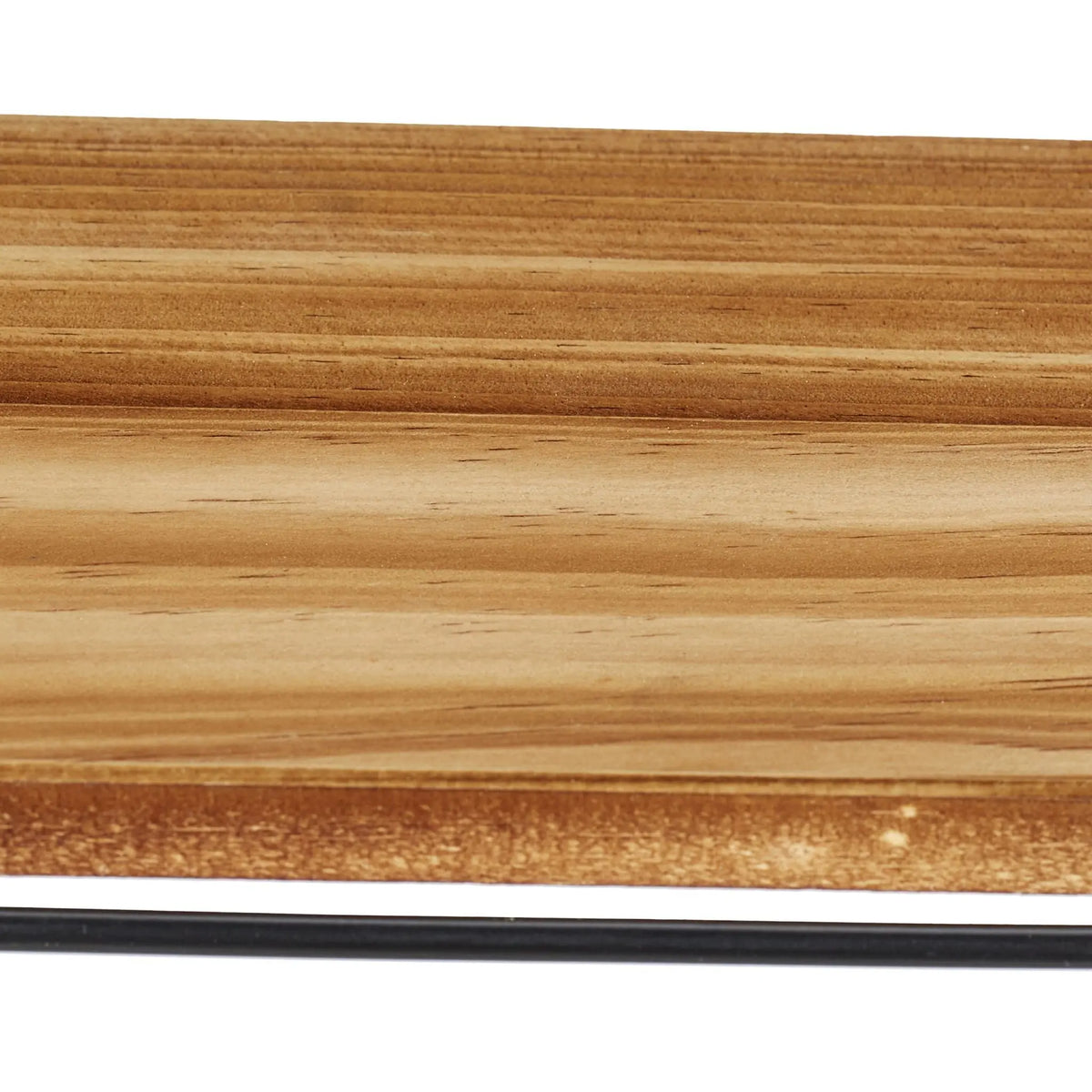 Sechseckiges Wandregal Metall Braun-Schwarz von Relaxdays