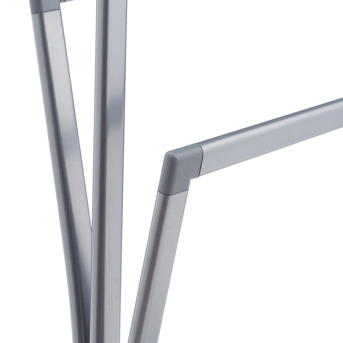 Handtuchhalter stehend Silber-Grau von Relaxdays