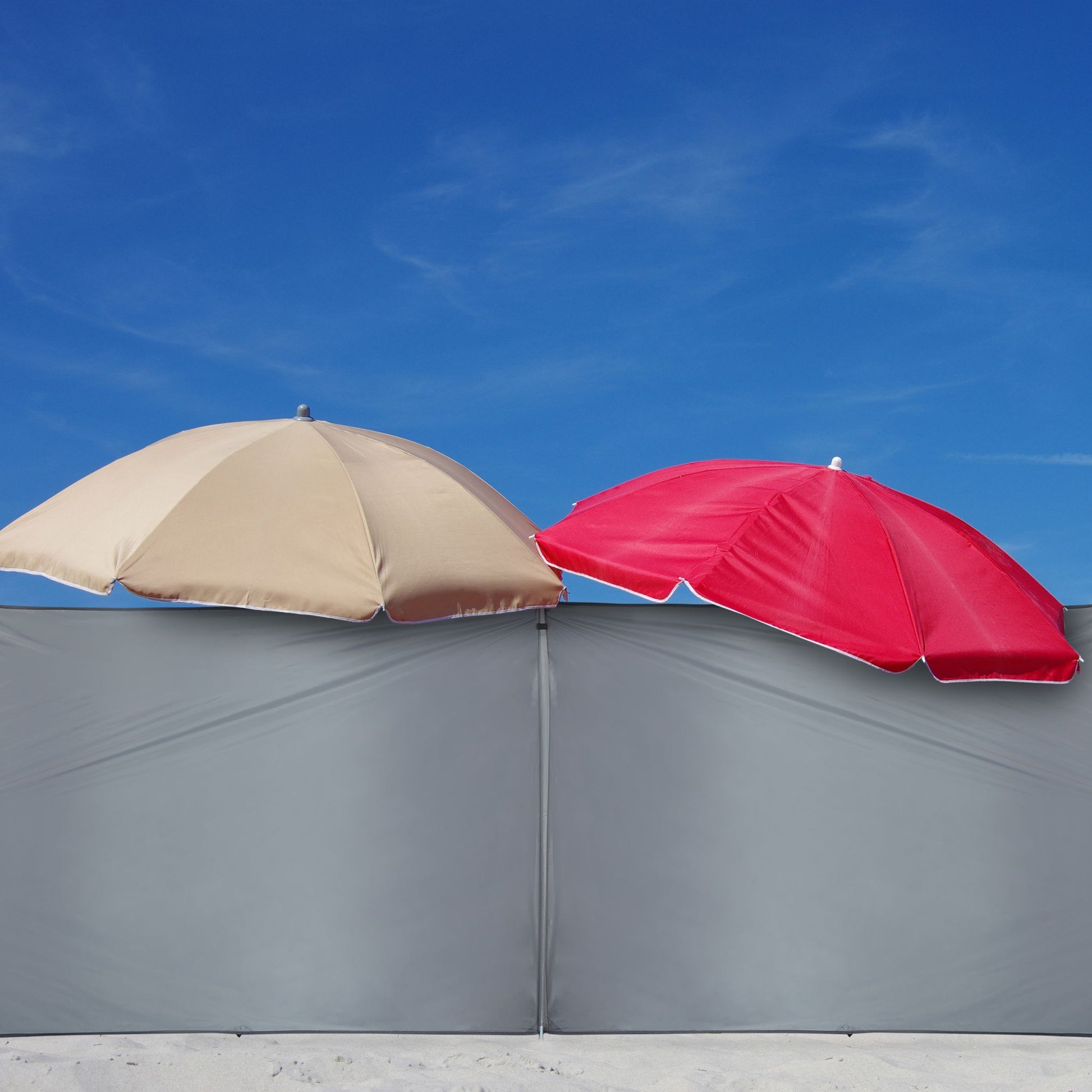 Sicht- und Windschutz 4 Meter Grau von Relaxdays