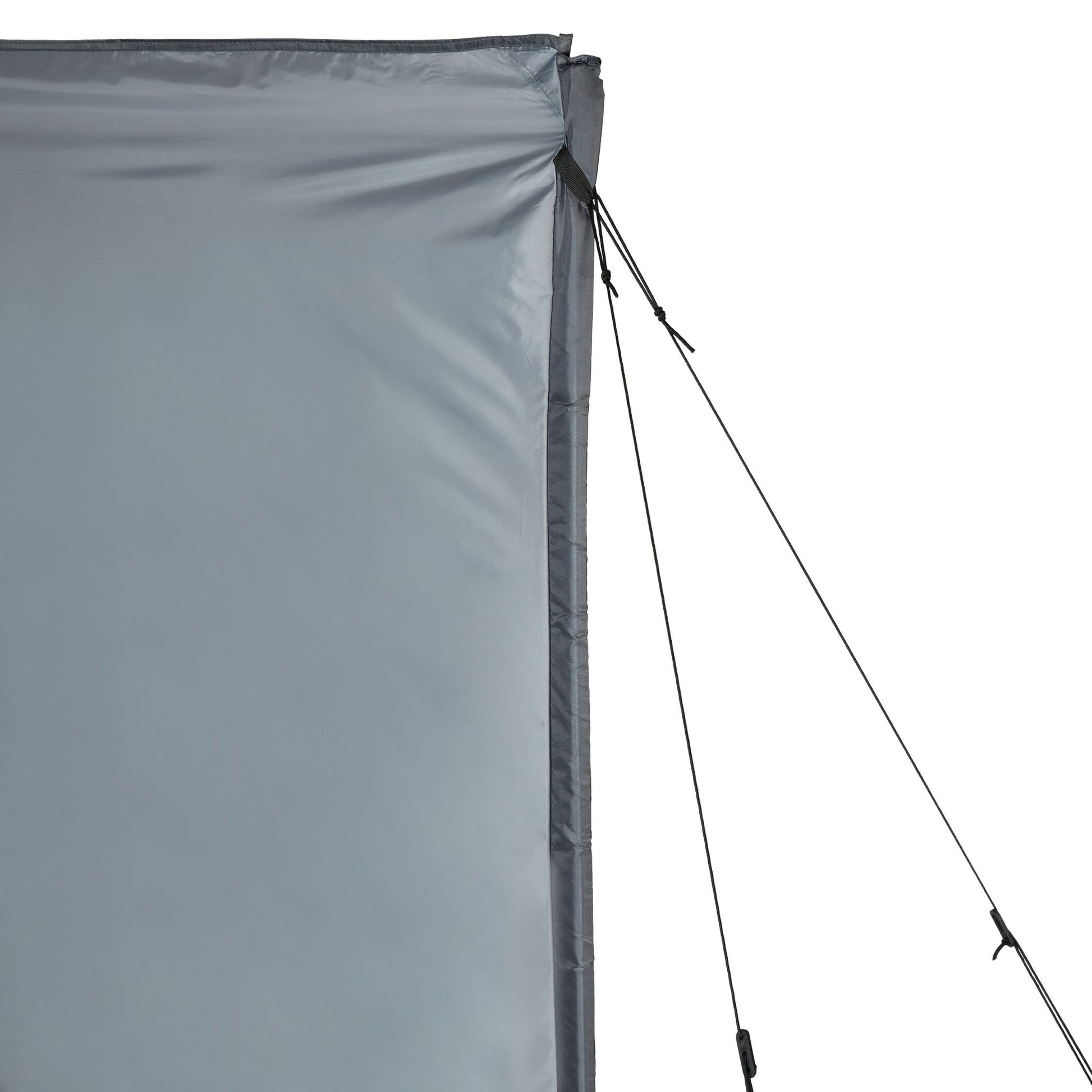 Sicht- und Windschutz 4 Meter Grau von Relaxdays