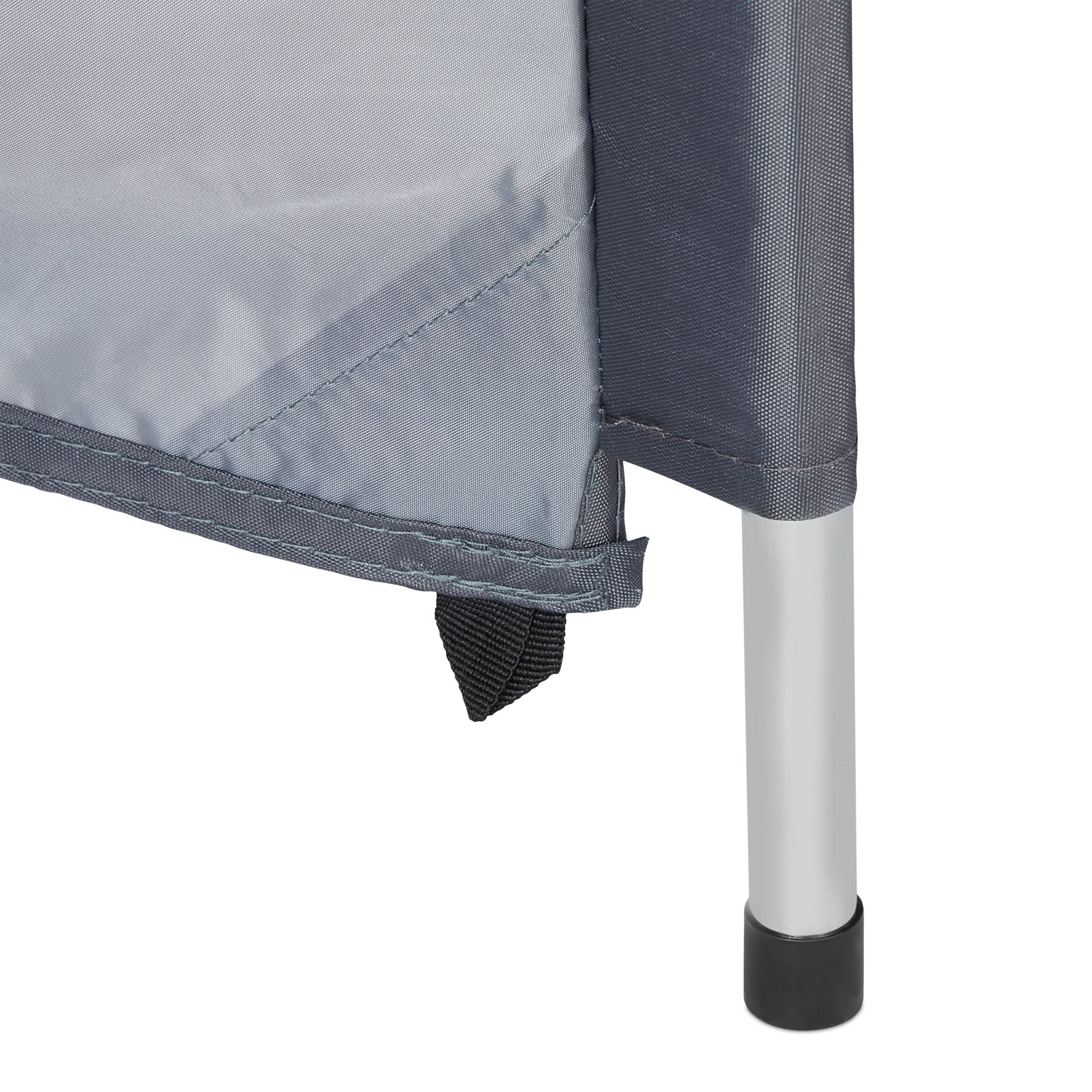 Sicht- und Windschutz 4 Meter Grau von Relaxdays