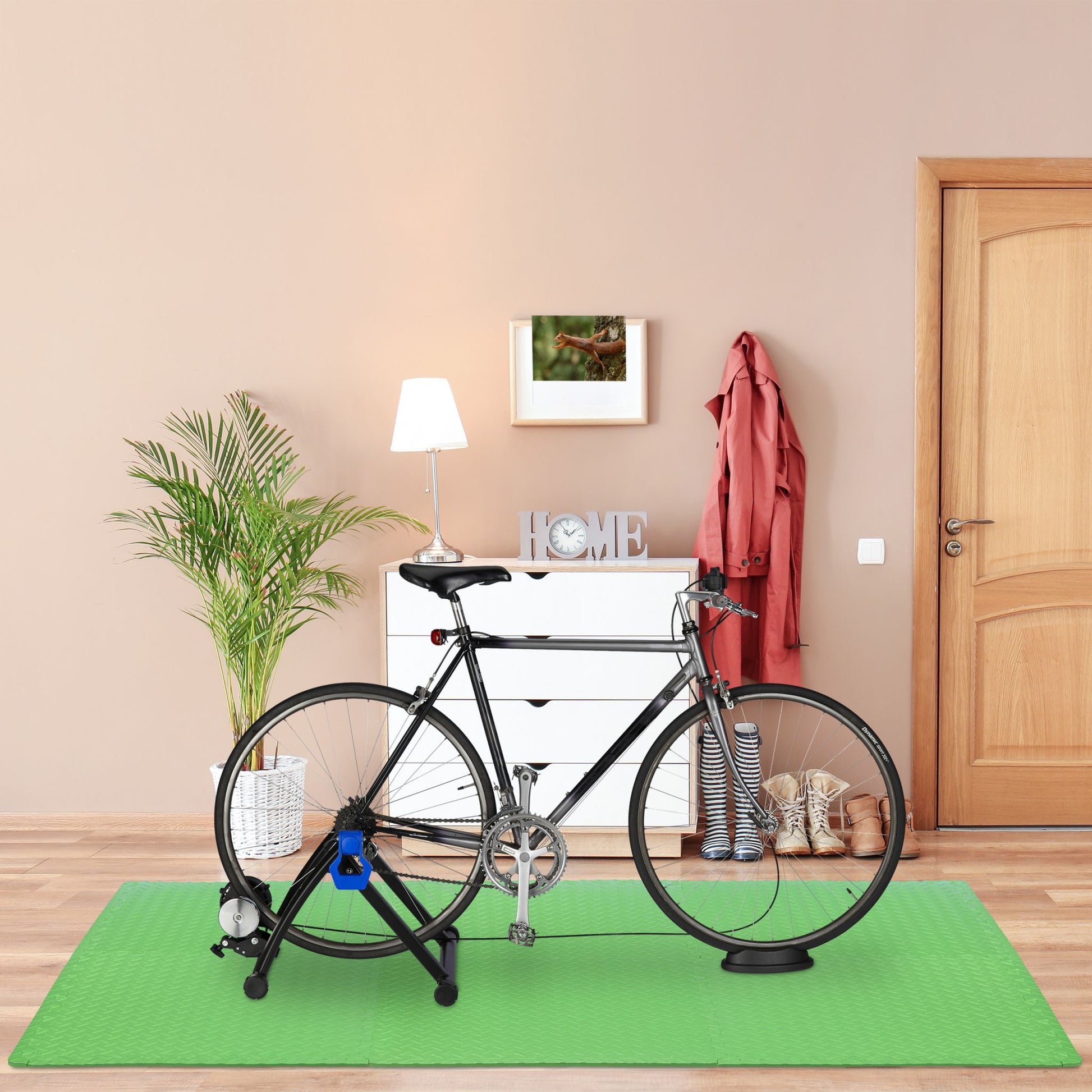 Bodenschutzmatte 8er-Set Grün von Relaxdays