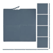 Bodenschutzmatte 8er-Set Grau von Relaxdays