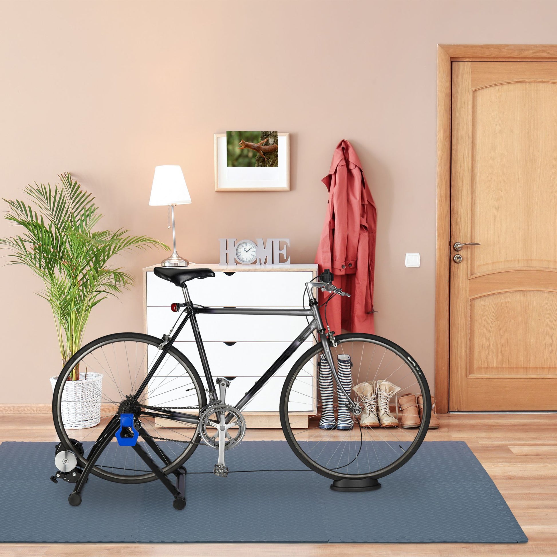 Bodenschutzmatte 8er-Set Grau von Relaxdays