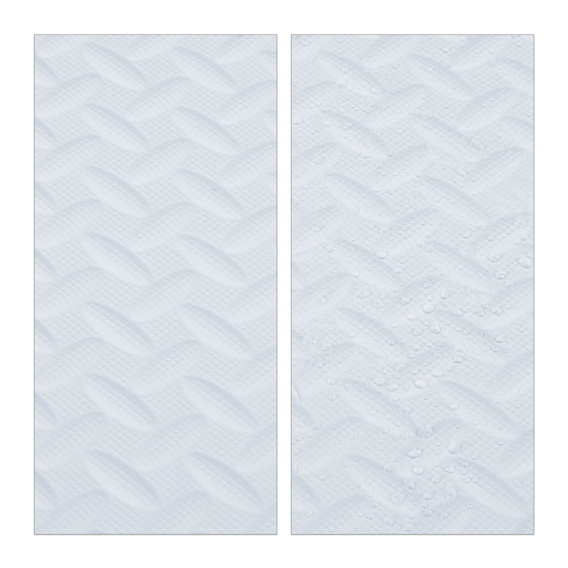 Bodenschutzmatte 8er-Set Weiss von Relaxdays