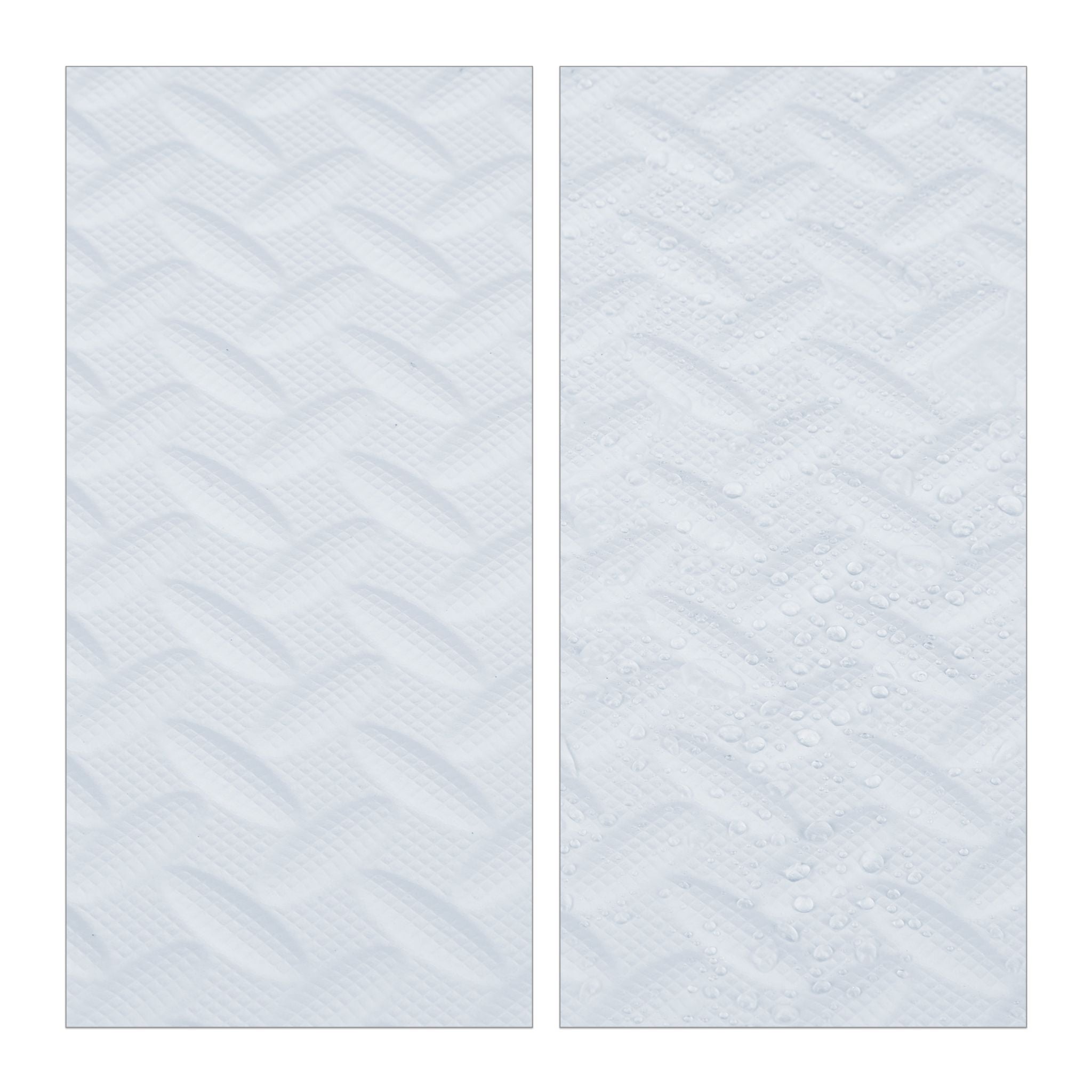 Bodenschutzmatte 8er-Set Weiss von Relaxdays