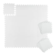 Bodenschutzmatte 30x30cm 24er-Set Weiss von Relaxdays