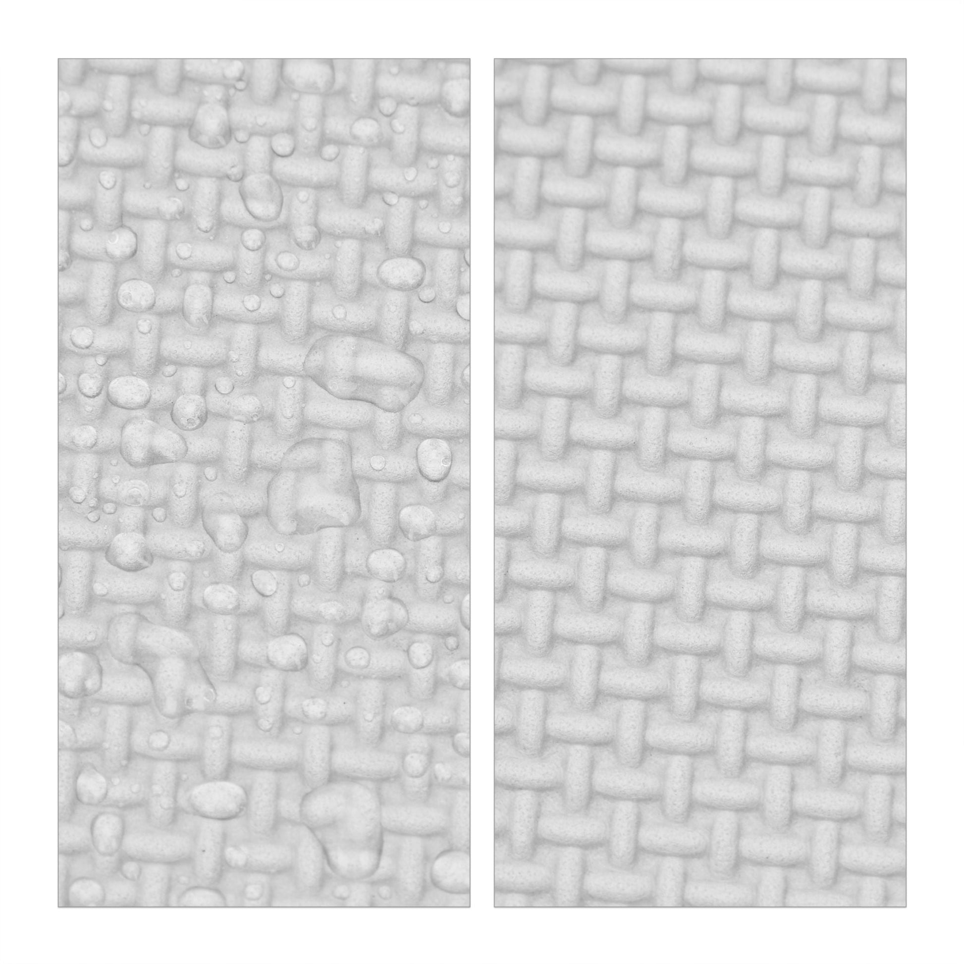 Puzzlematte Herz 18-tlg. Weiss-Grau von Relaxdays