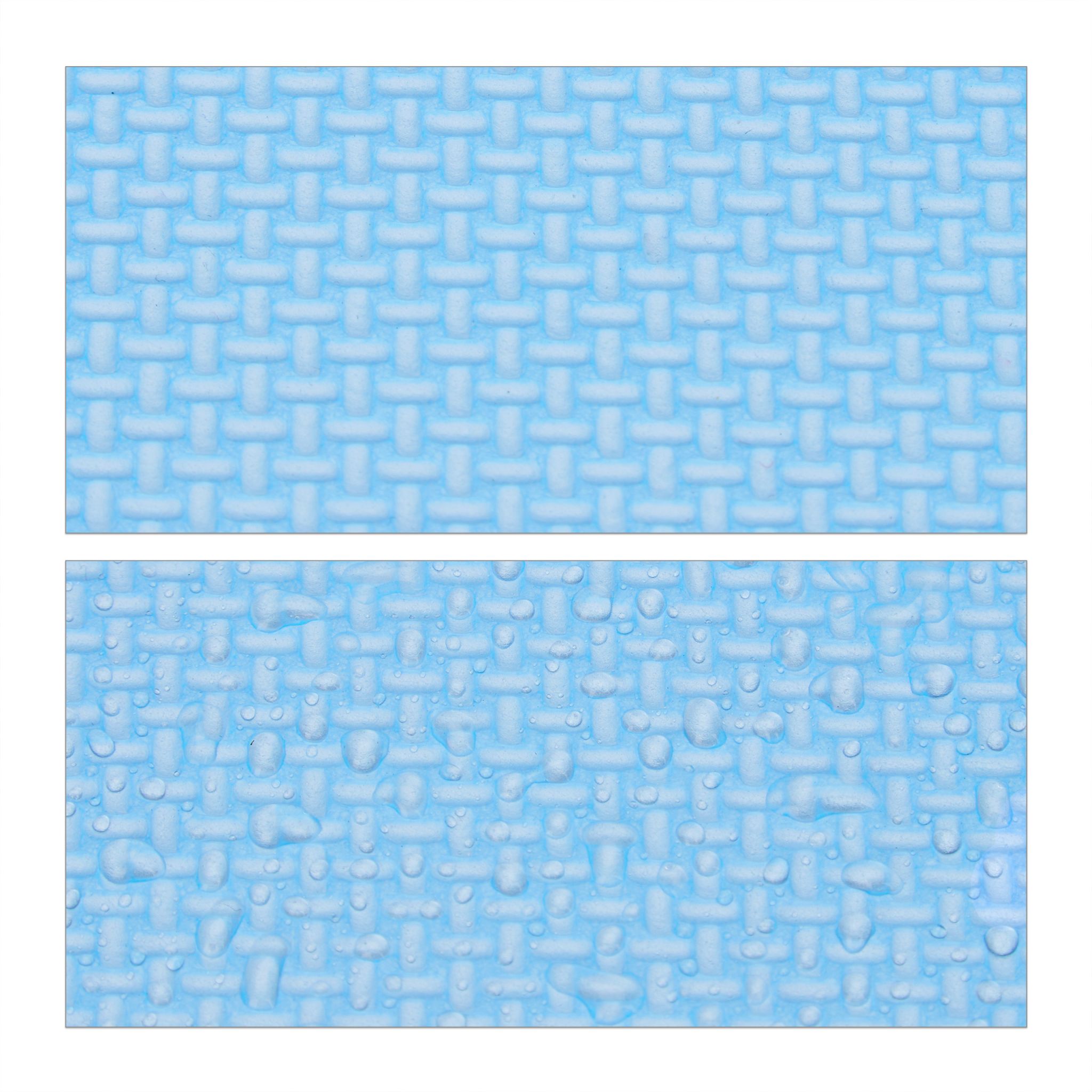 Puzzlematte Wolke 18-tlg. Weiss-Blau von Relaxdays