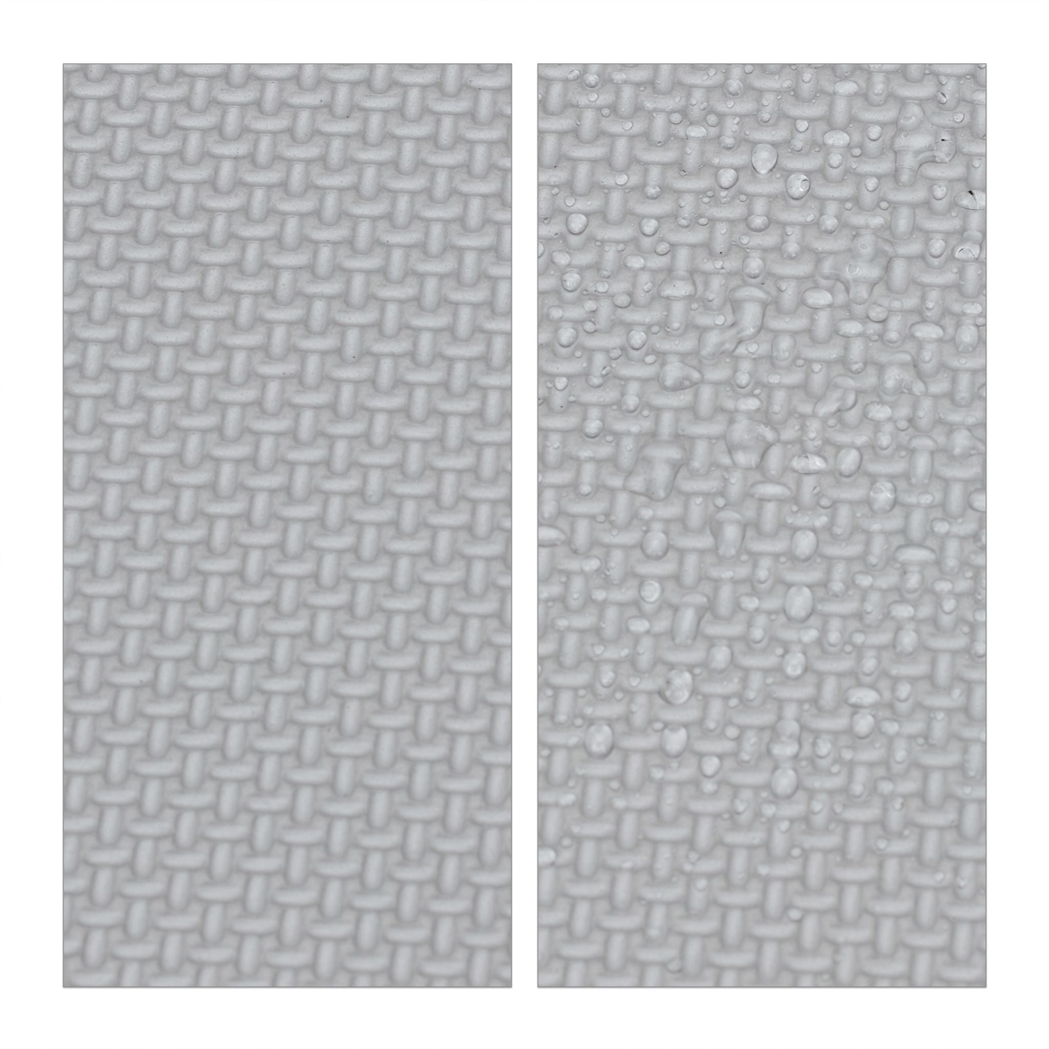 Puzzlematte mit Rand 36-tlg. Weiss-Grau von Relaxdays