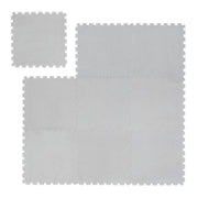 Flauschiger Puzzleteppich 9er-Set Grau von guteszeug.ch