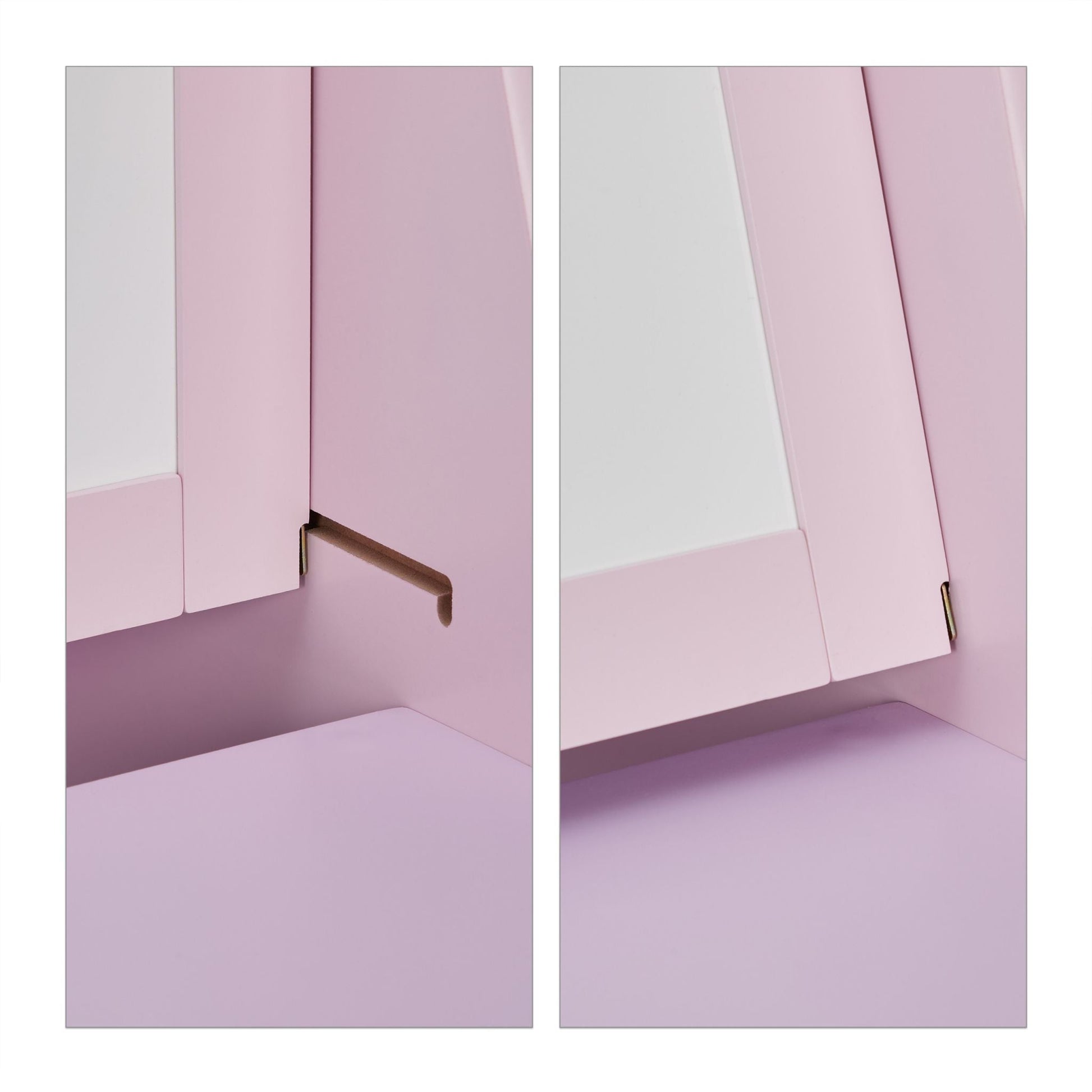Kinderregal mit Tafel Gelb-Lila-Rosa von Relaxdays