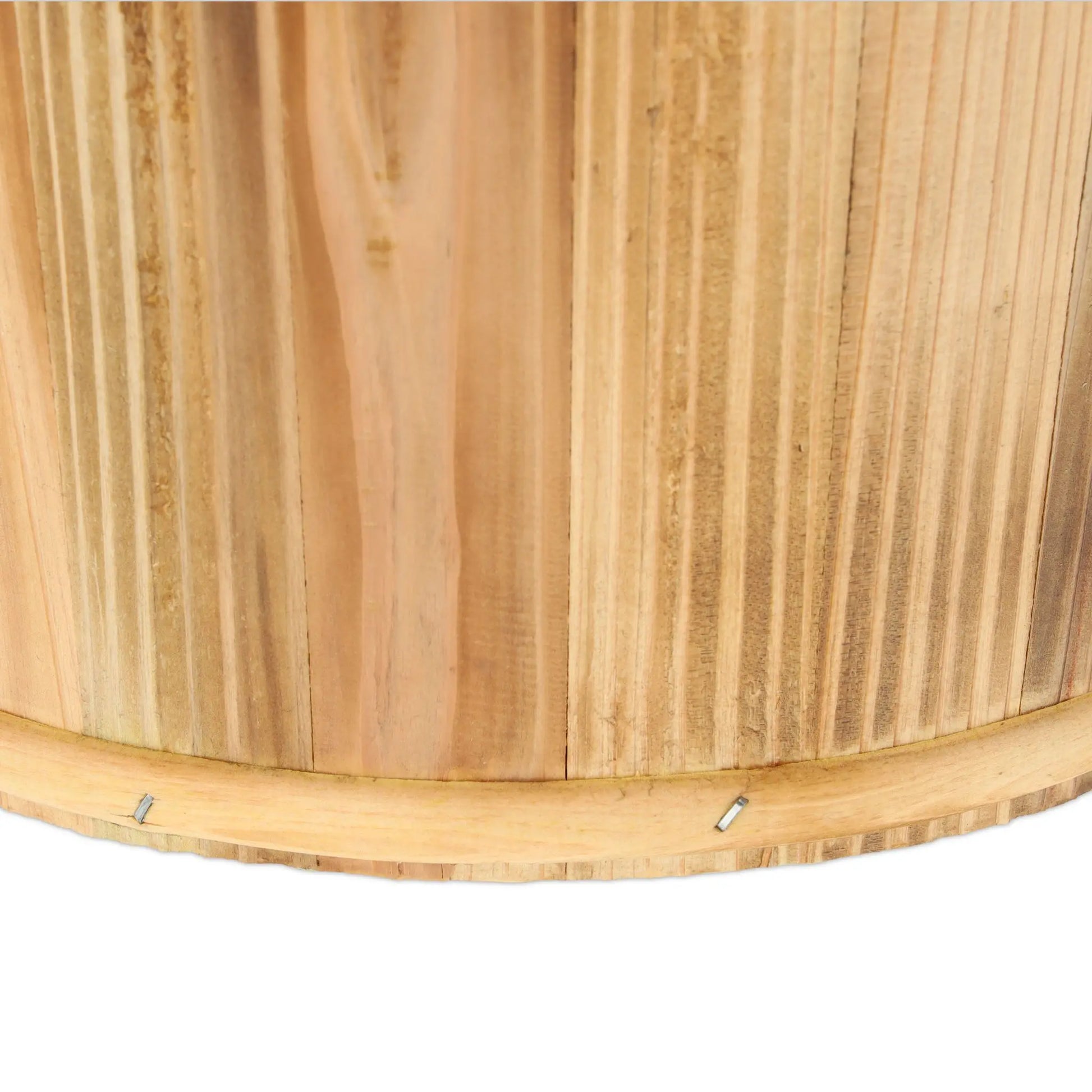 Blumentopf Holz 2er-Set Braun-Hellbraun von Relaxdays