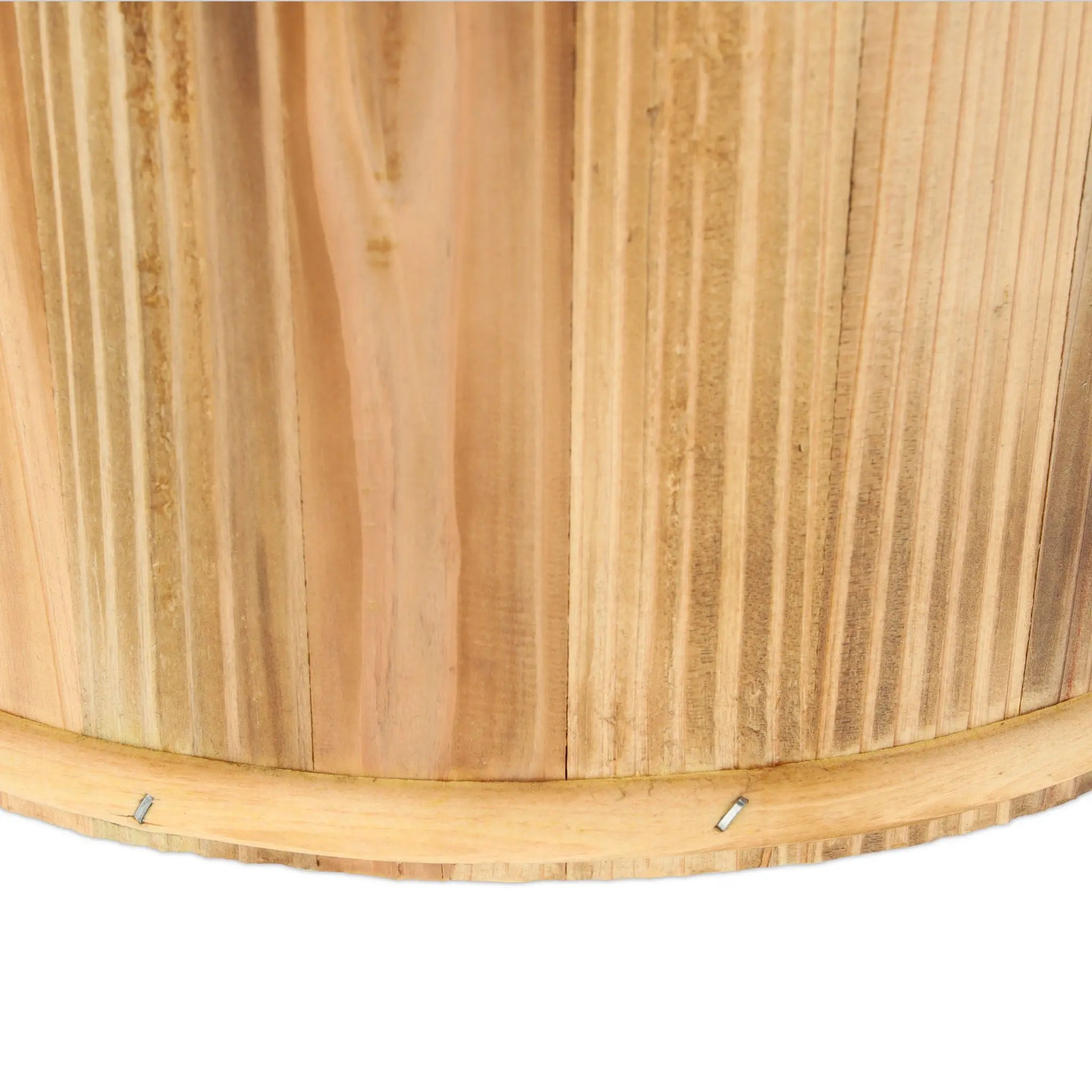 Blumentopf Holz 2er-Set Braun-Hellbraun von Relaxdays
