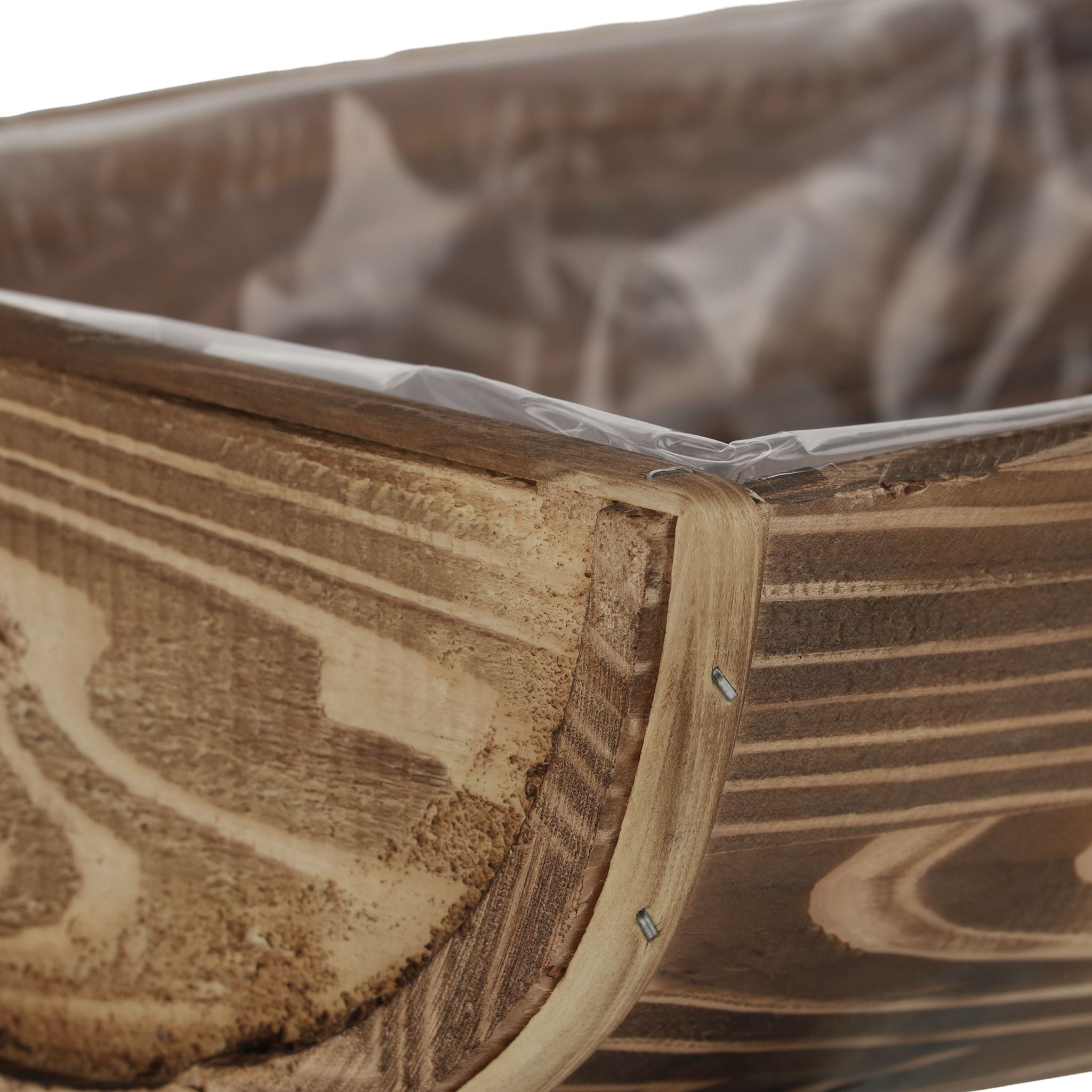 Blumenkasten Holz 2er-Set Braun von Relaxdays