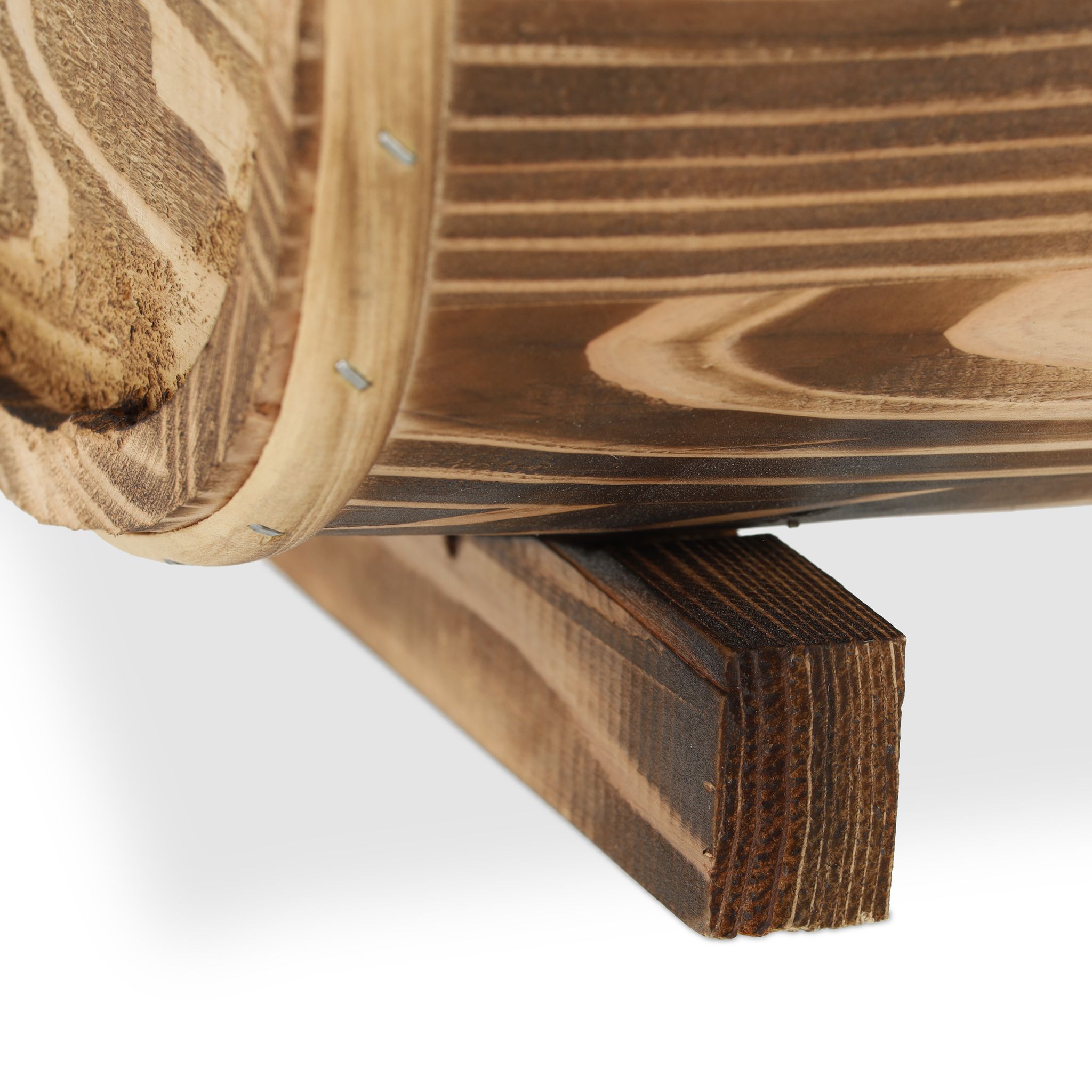Blumenkasten Holz 2er-Set Braun von Relaxdays