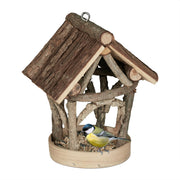 Vogelfutterhaus zum Aufhängen Hellbraun von Relaxdays