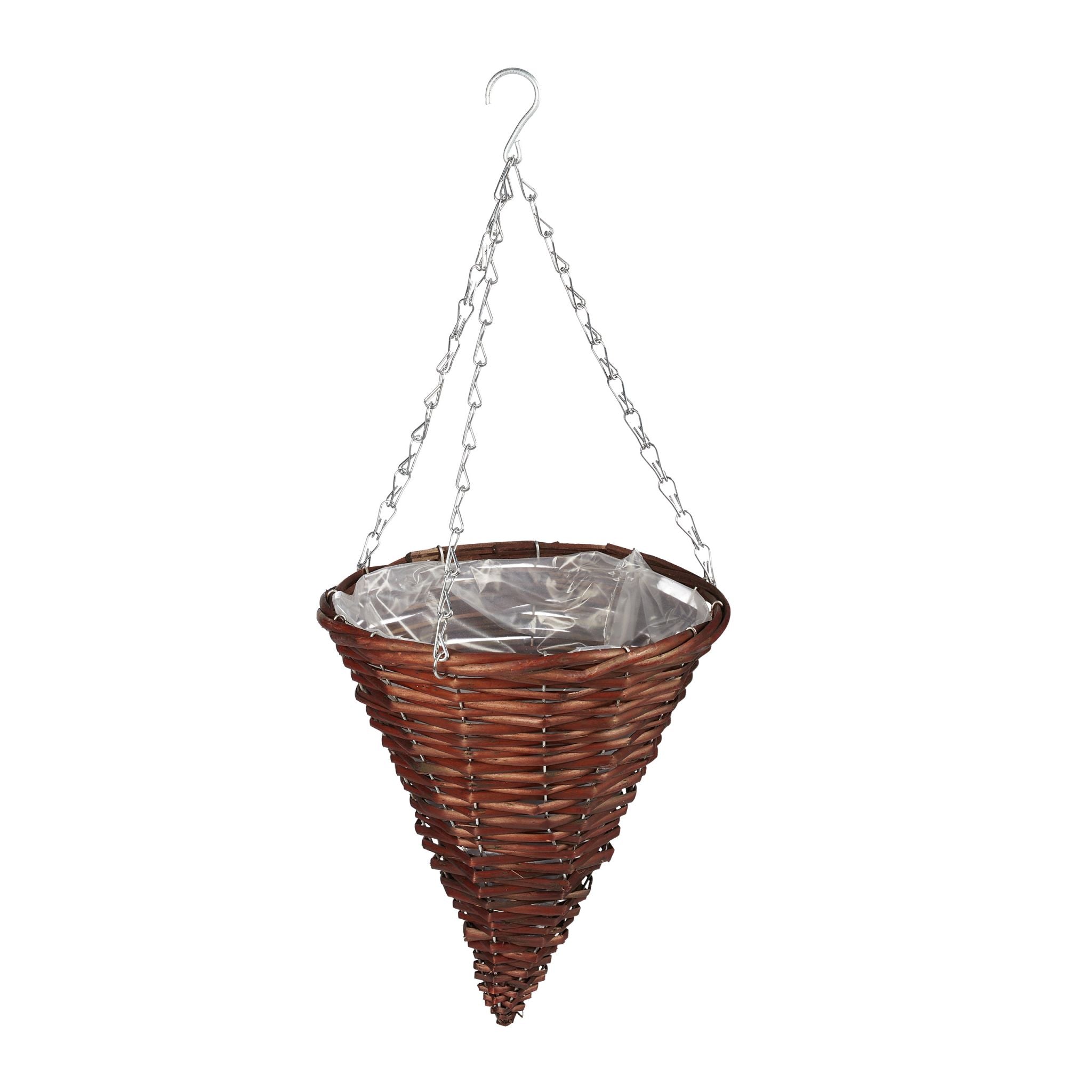 Geflochtene Blumenampel 3er-Set Braun von Relaxdays