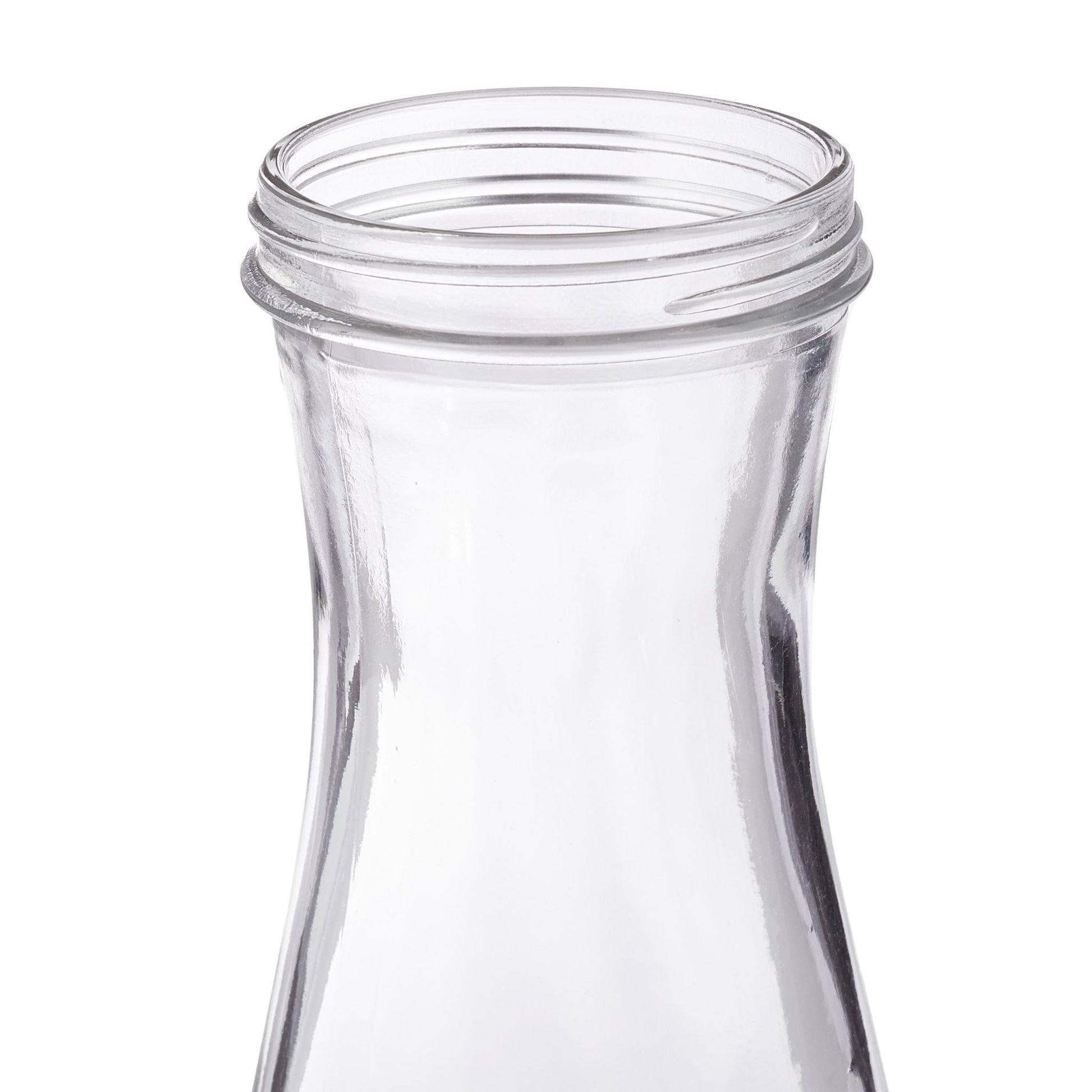 Wasserkaraffe Set mit Gläsern Weiss-Transparent von Relaxdays