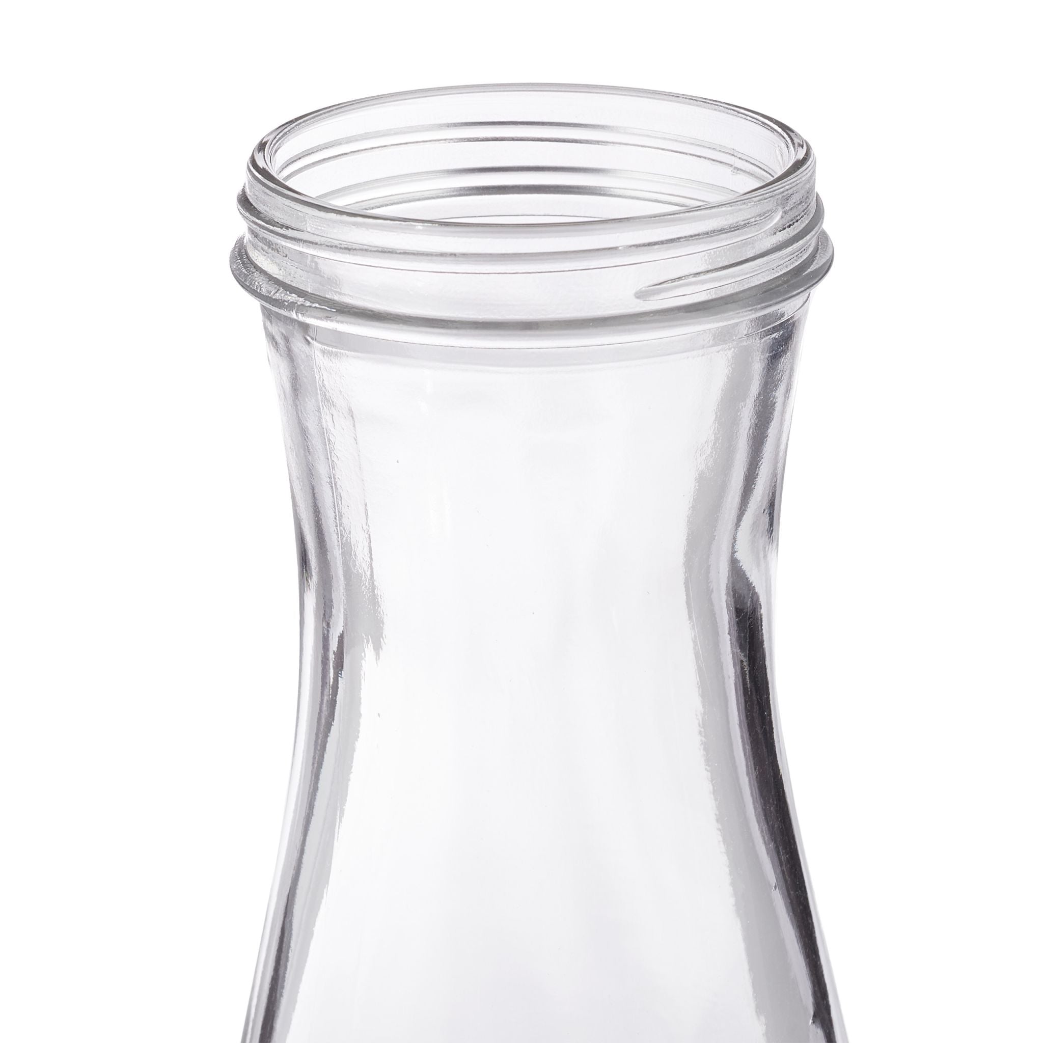 Wasserkaraffe Set mit Gläsern Weiss-Transparent von Relaxdays