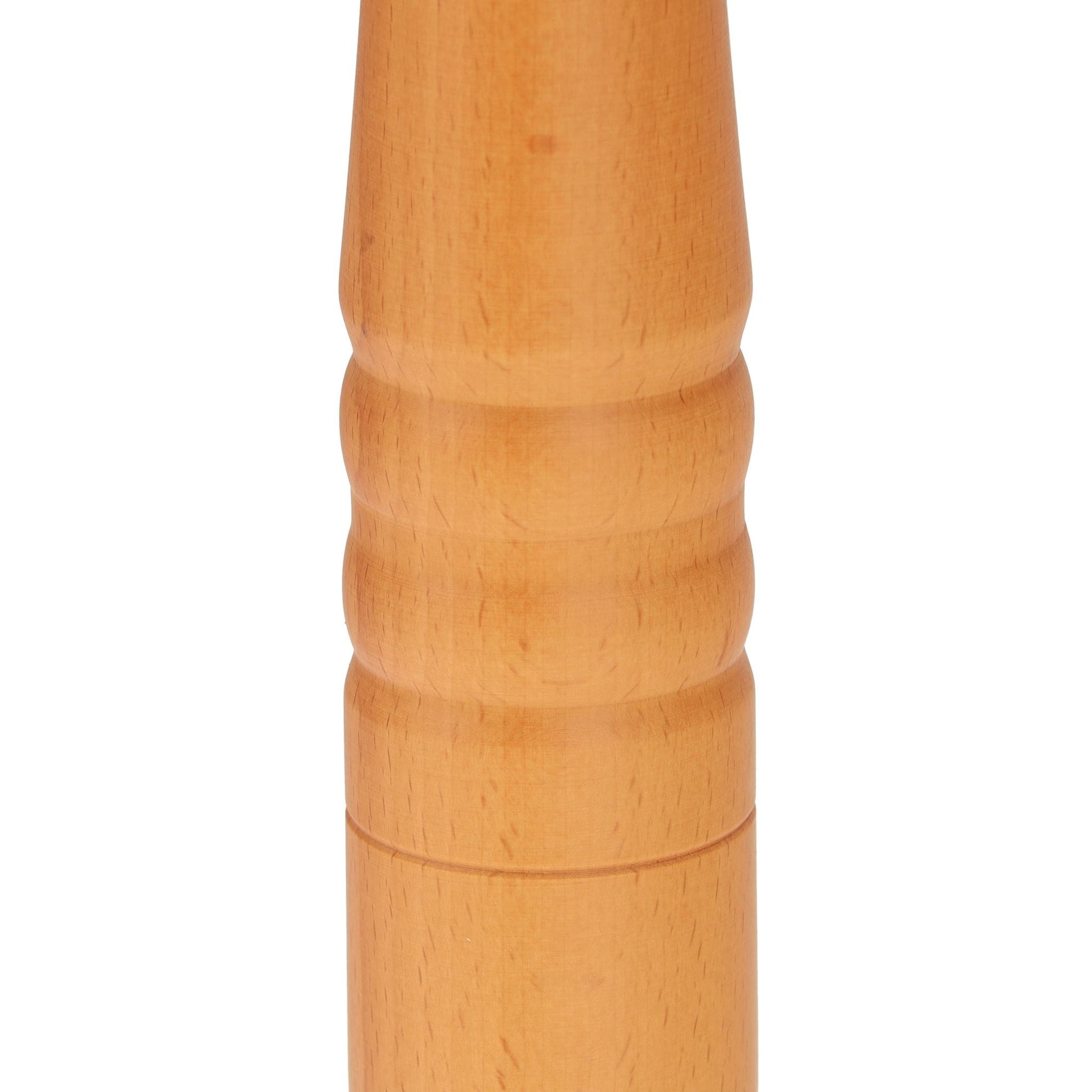 Salz- und Pfeffermühle XXL Holz Hellbraun-Silber von Relaxdays