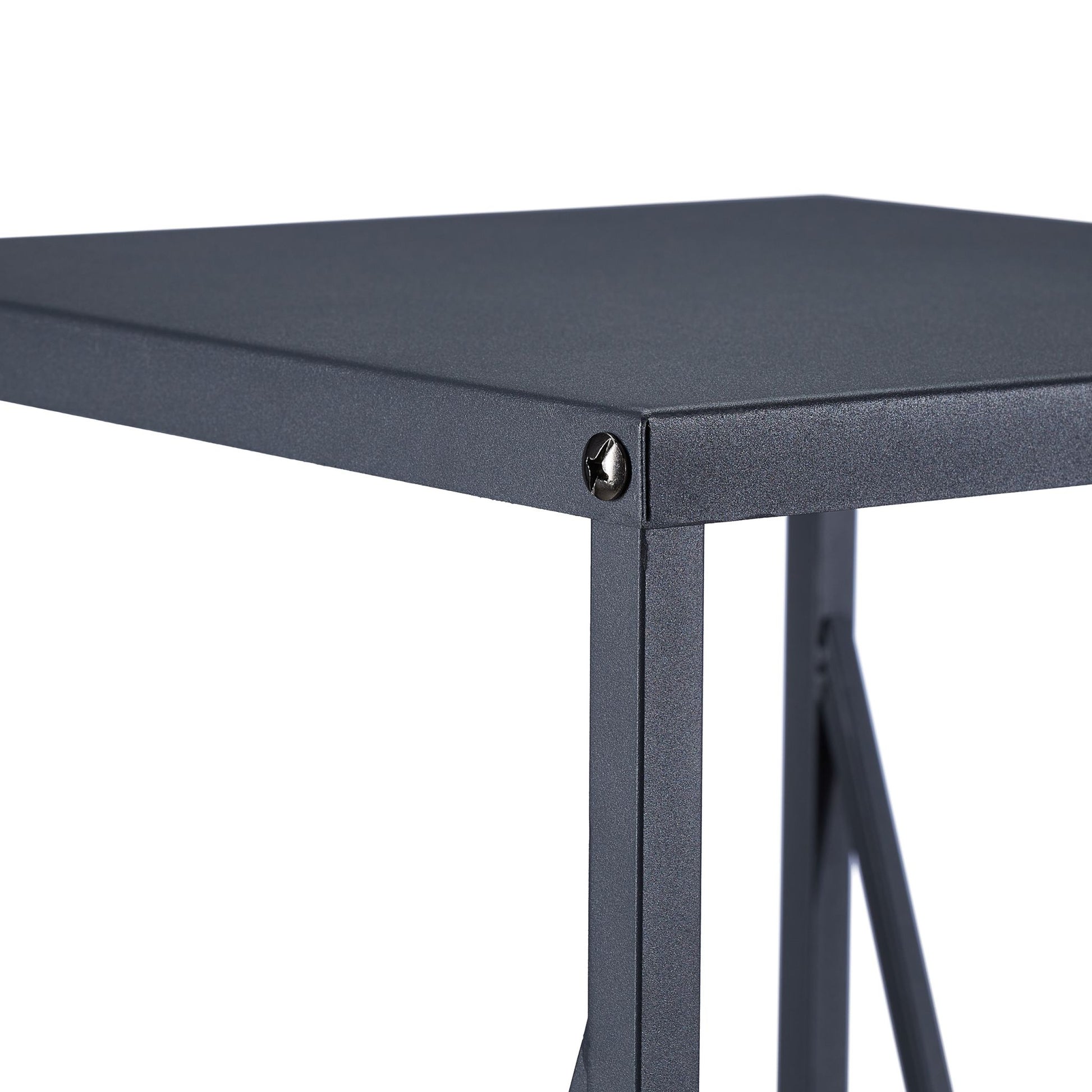 Kaminholzregal Metall Grau von Relaxdays