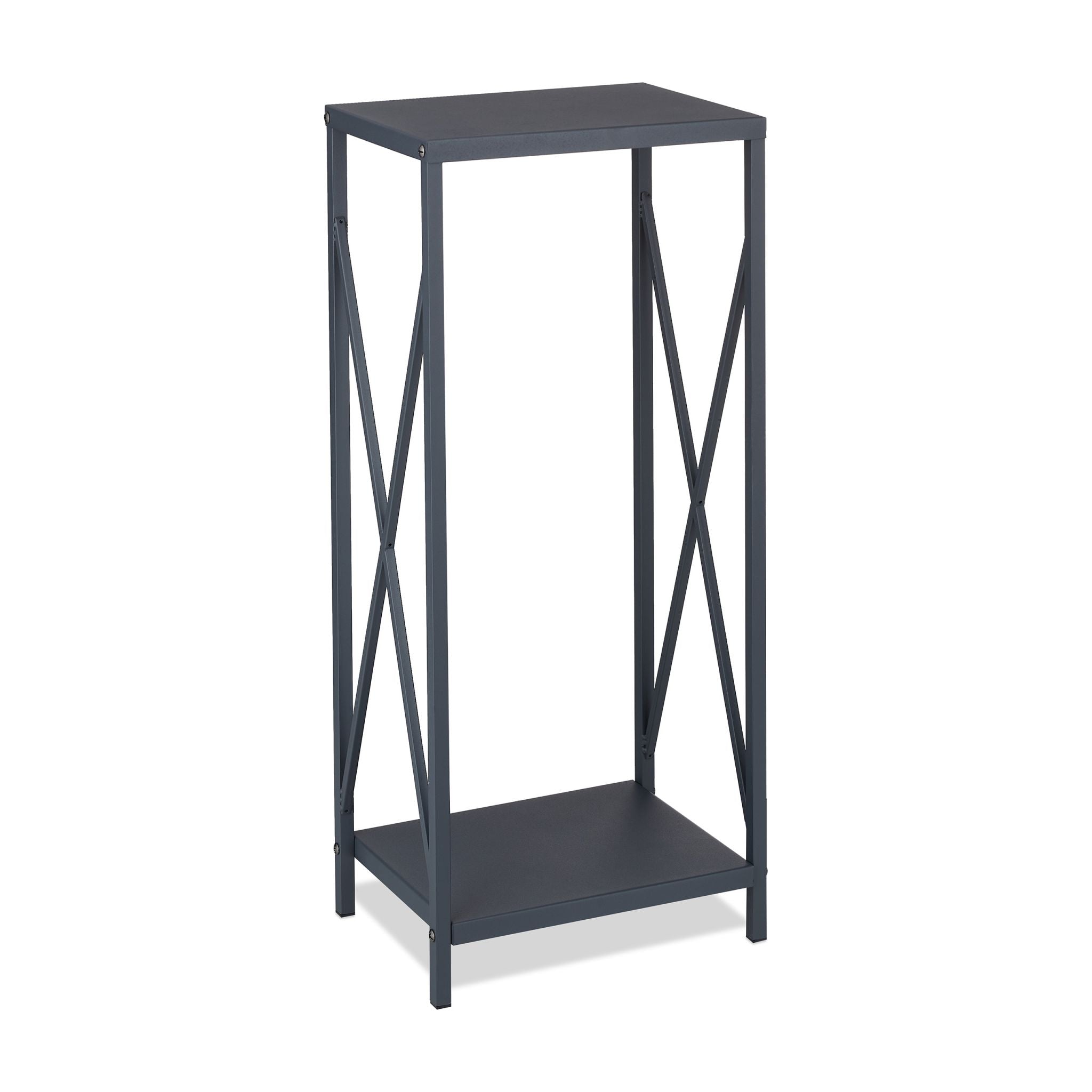 Kaminholzregal Stahl Grau von Relaxdays