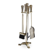 Kaminbesteck 5tlg. Gold-Schwarz von Relaxdays
