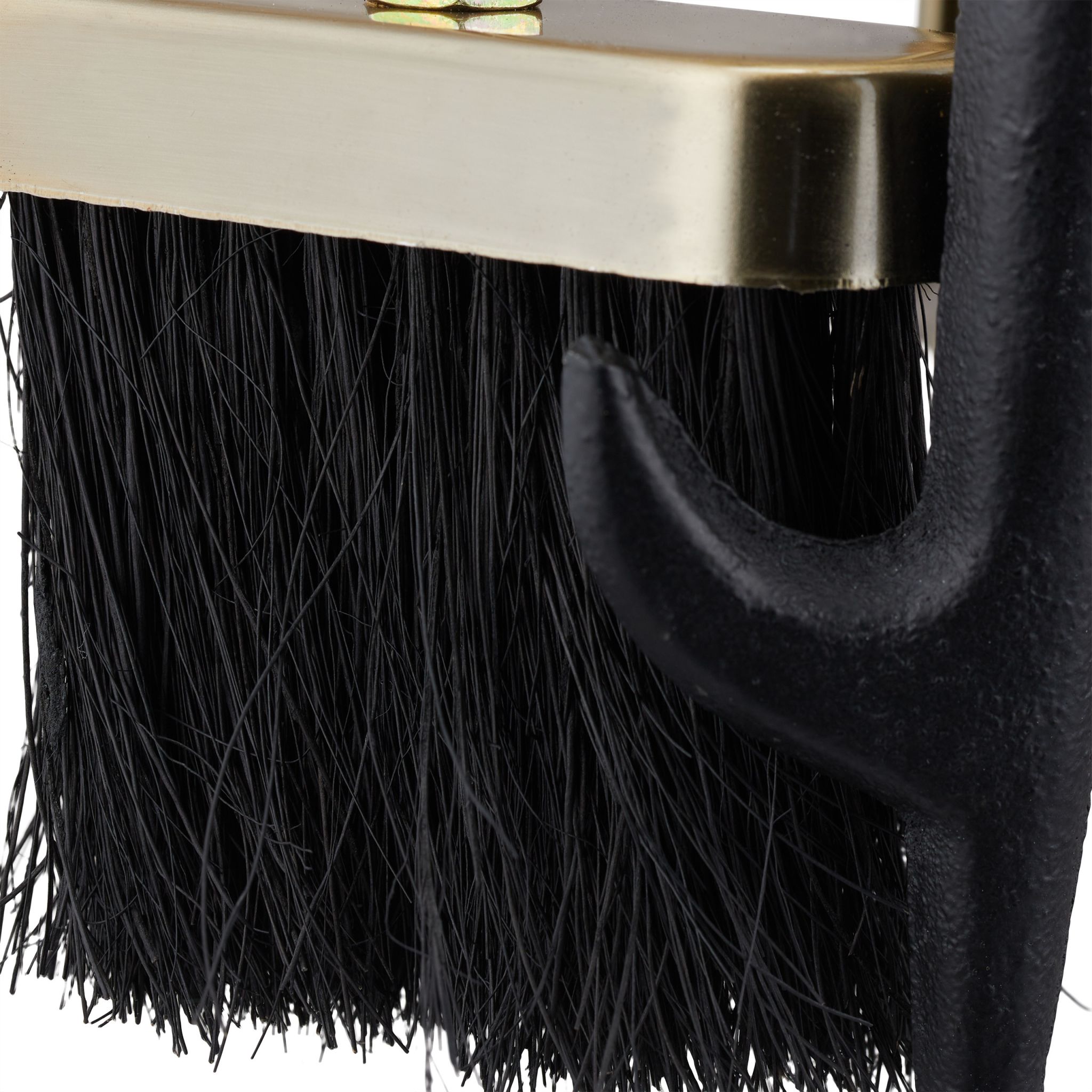 Kaminbesteck 5tlg. Gold-Schwarz von Relaxdays