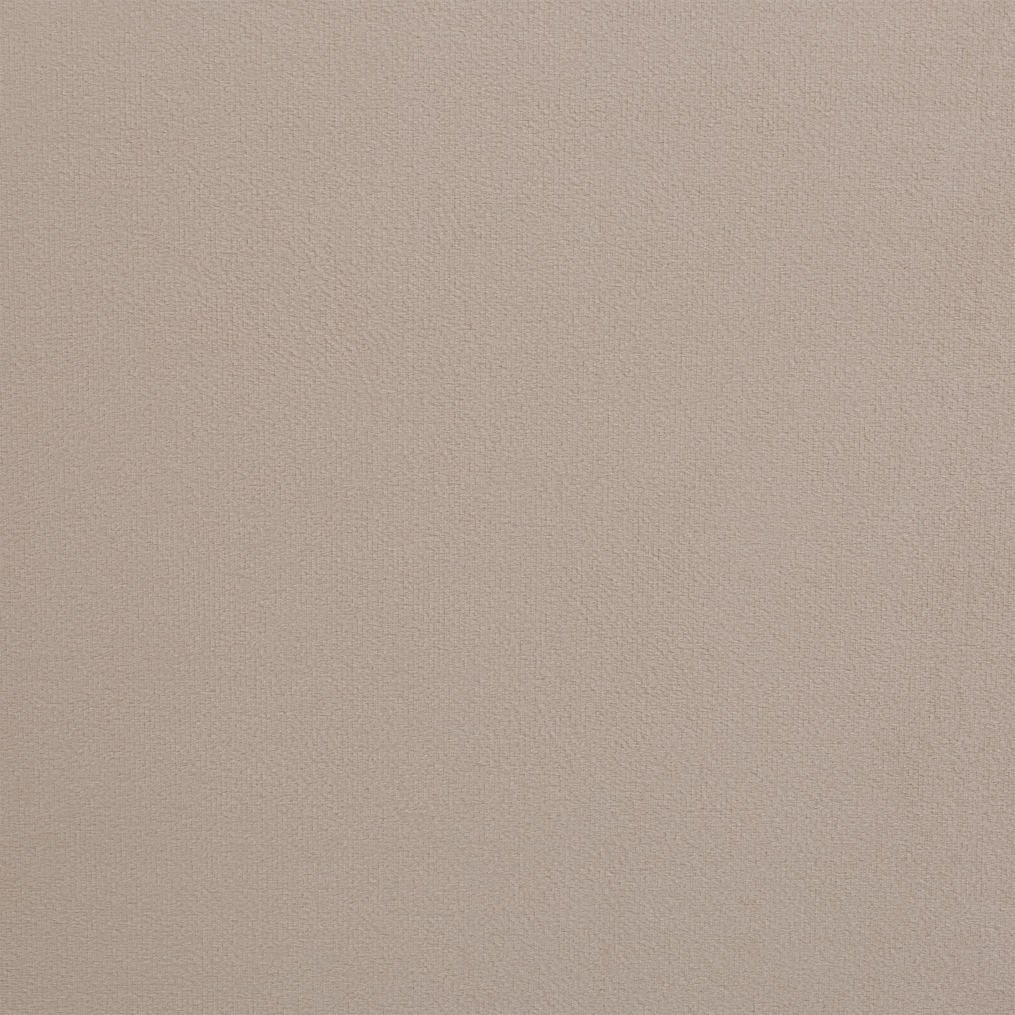 Samthocker mit Stauraum Creme-Hellbraun von Relaxdays