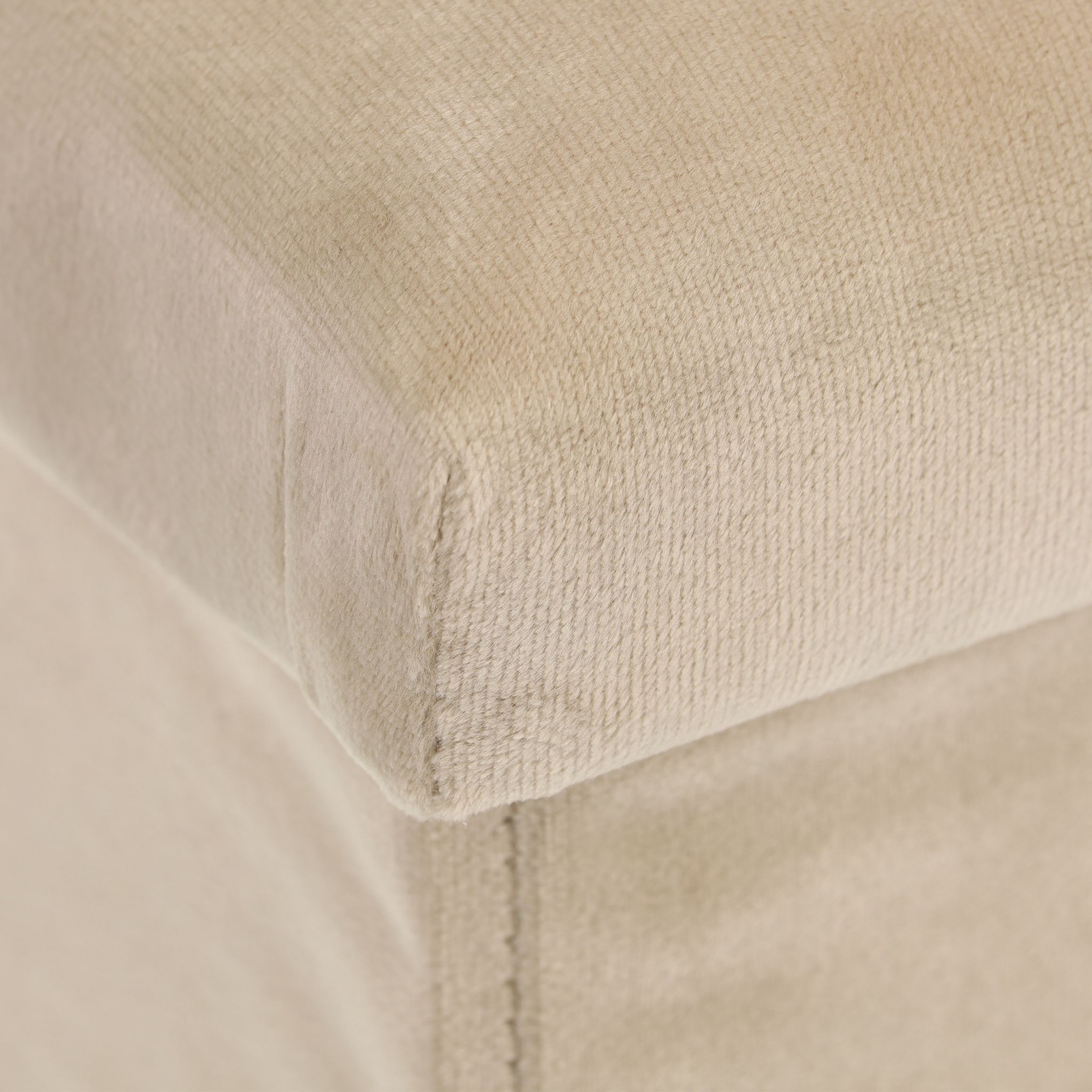 Sitzhocker mit Stauraum Creme von Relaxdays
