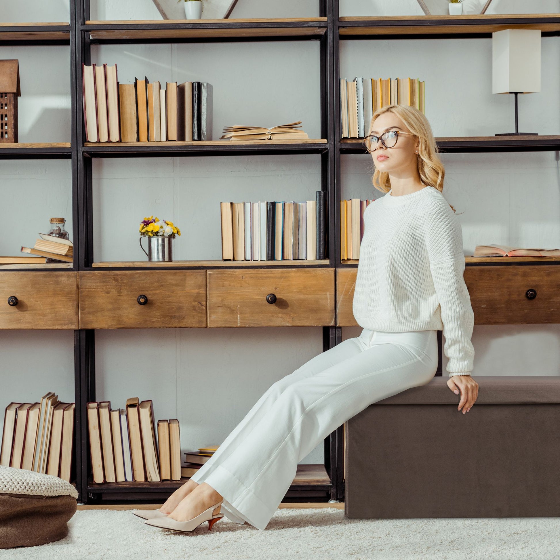Faltbare Samt Sitzbank Anthrazit von Relaxdays