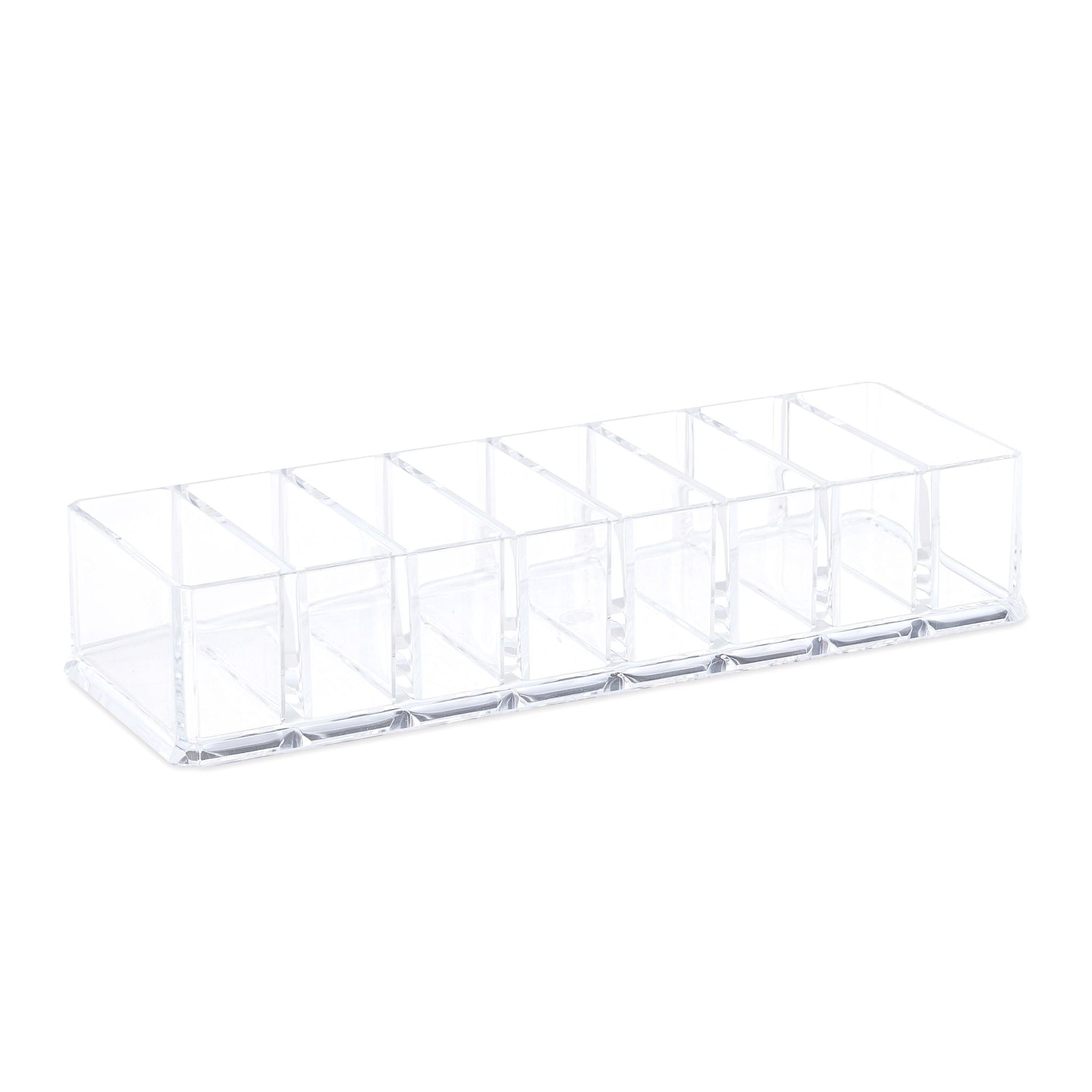 Make Up Organizer mit 8 Fächern Transparent von Relaxdays