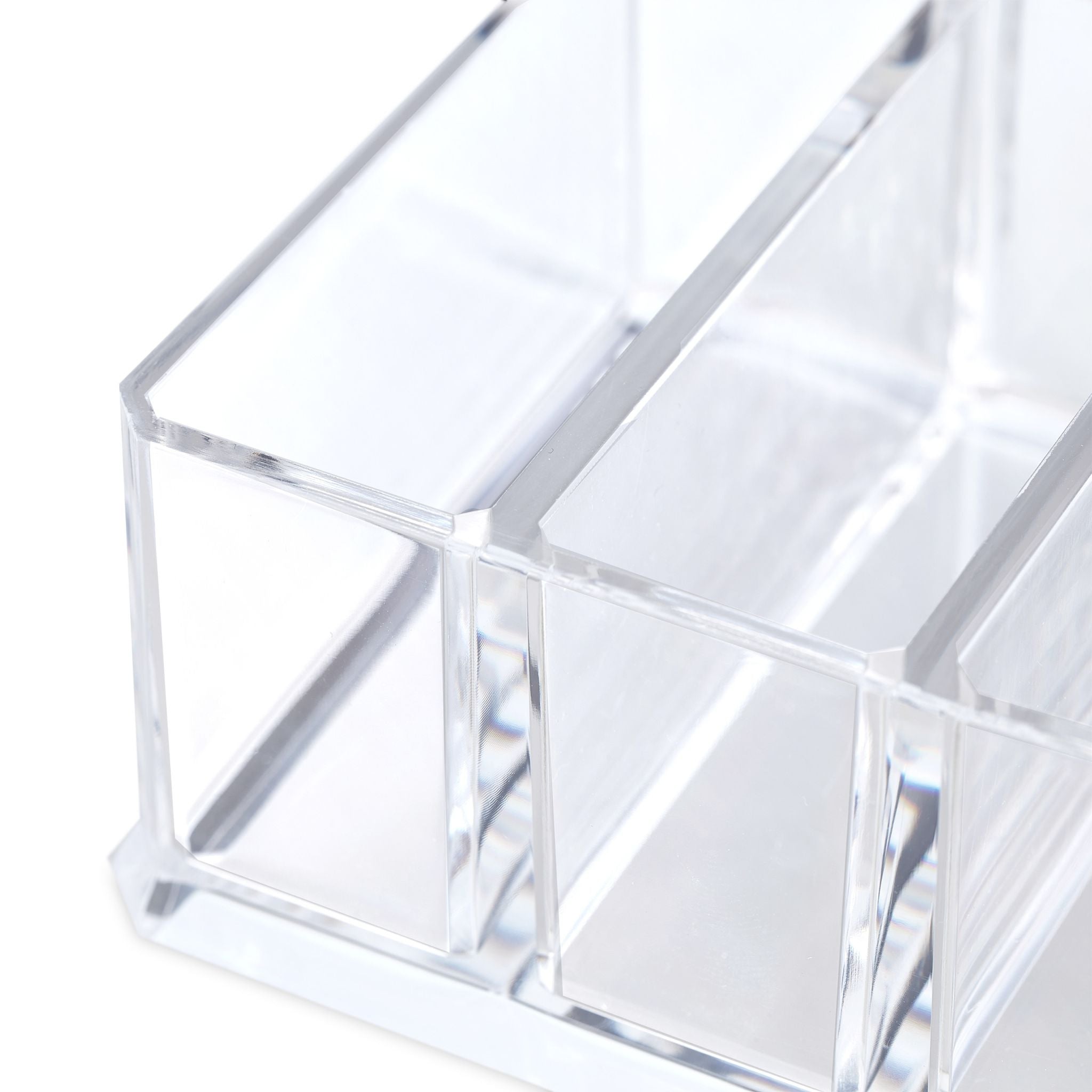 Make Up Organizer mit 8 Fächern Transparent von Relaxdays