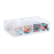 Kleine Schubladenbox Kunststoff Transparent