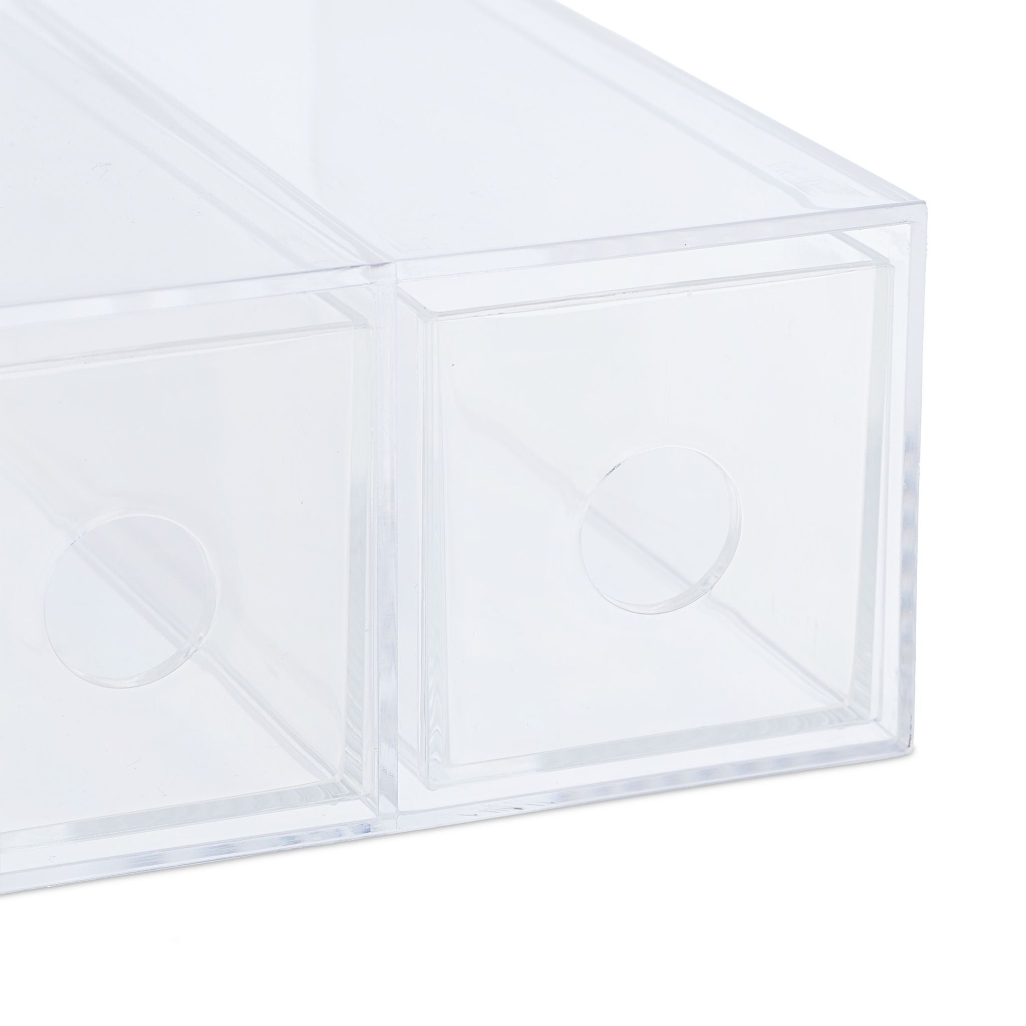 Kleine Schubladenbox Kunststoff Transparent