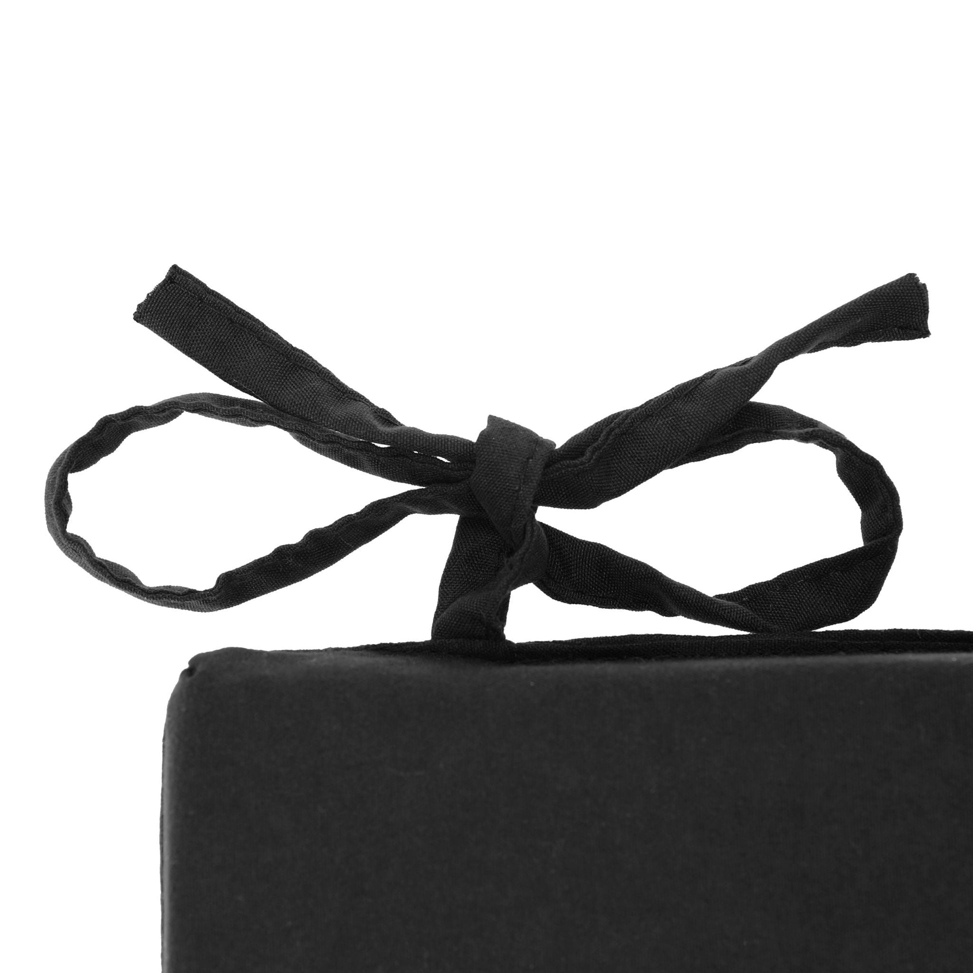 Schwarze Stuhlkissen 4er-Set Schwarz von Relaxdays