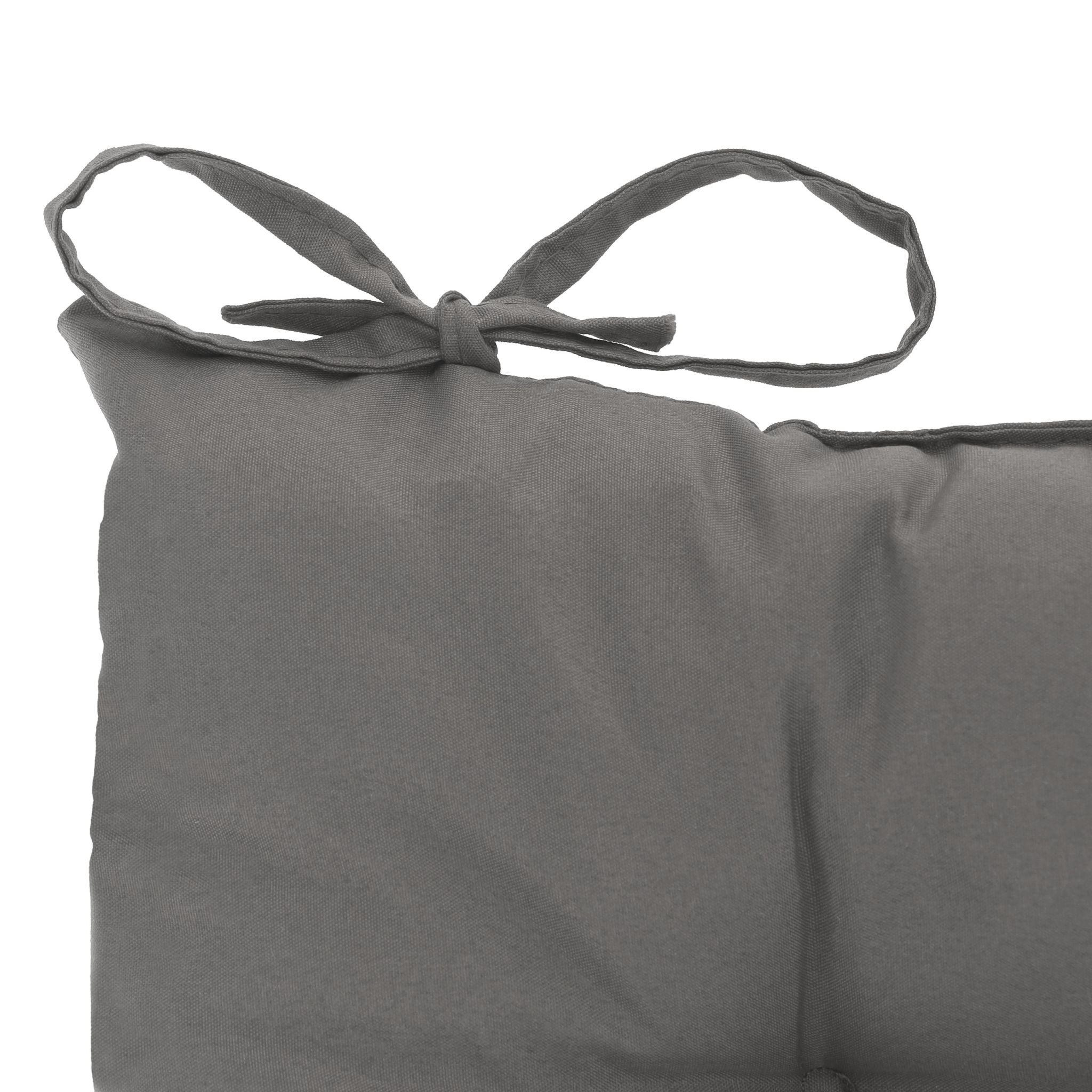 Stuhlkissen 4er-Set Grau von Relaxdays