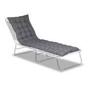 Bankauflage Grau von Relaxdays