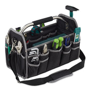 Werkzeugtasche Schwarz-Silber-Grau von Relaxdays
