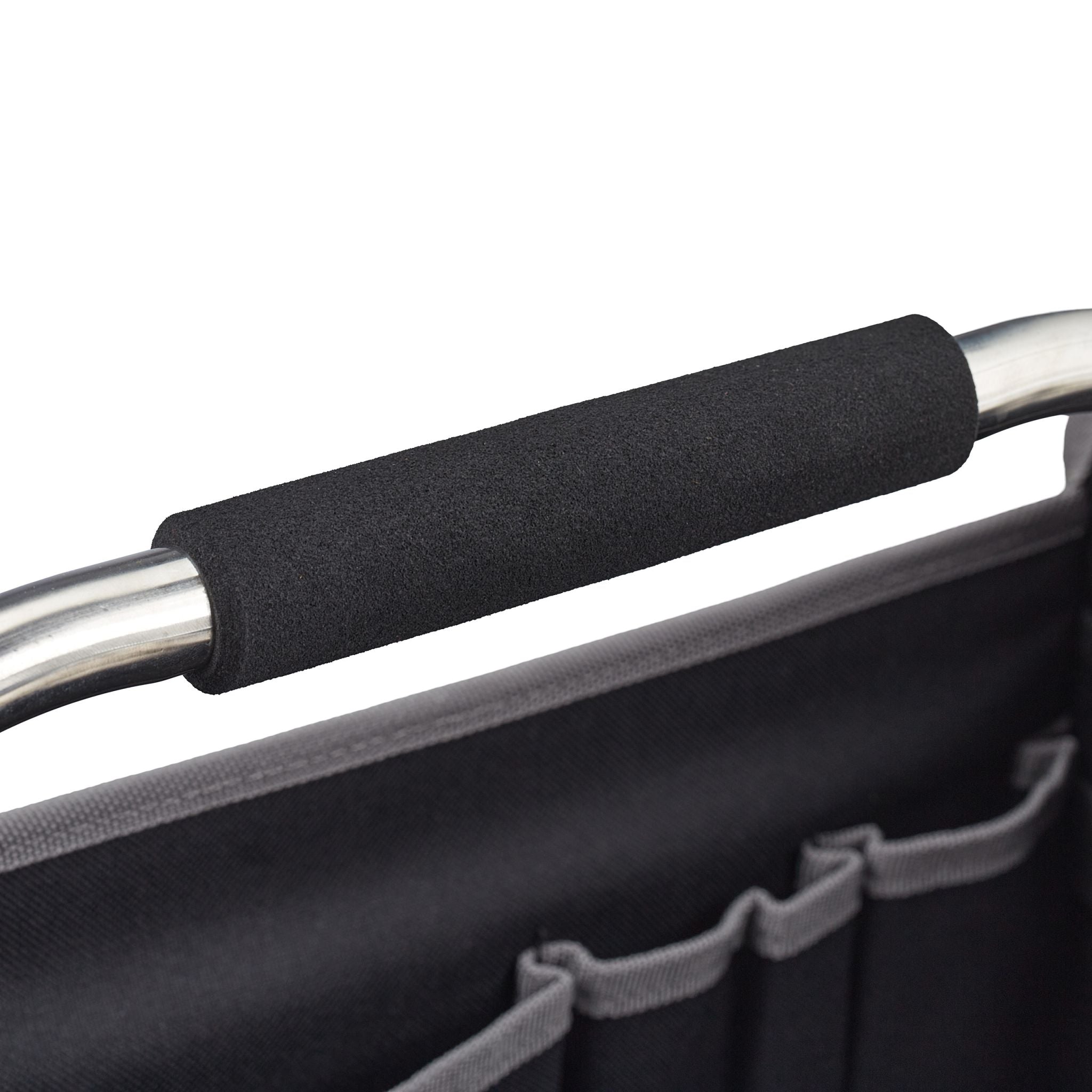 Werkzeugtasche Schwarz-Silber-Grau von Relaxdays