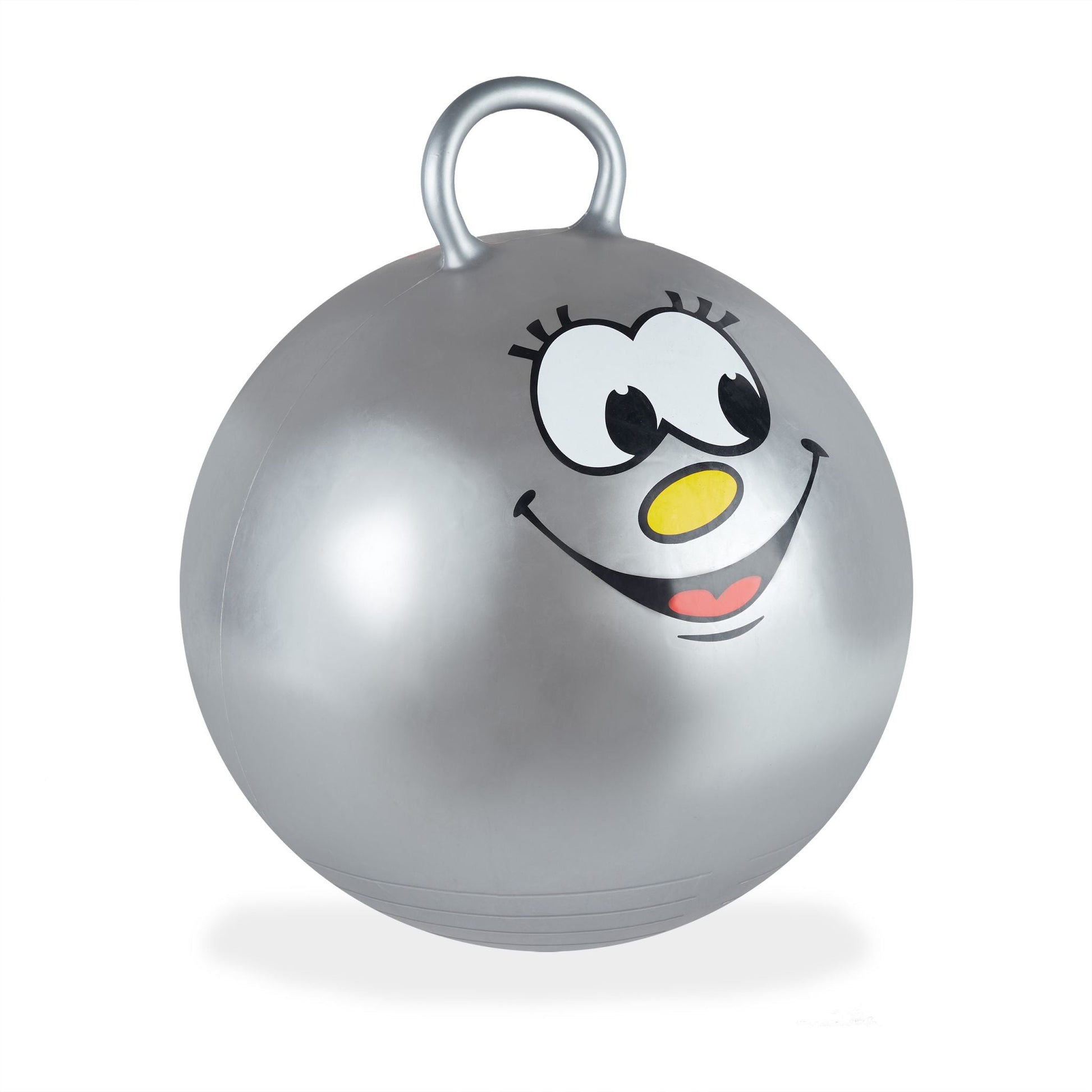 Hüpfball für Kinder Grau von Relaxdays