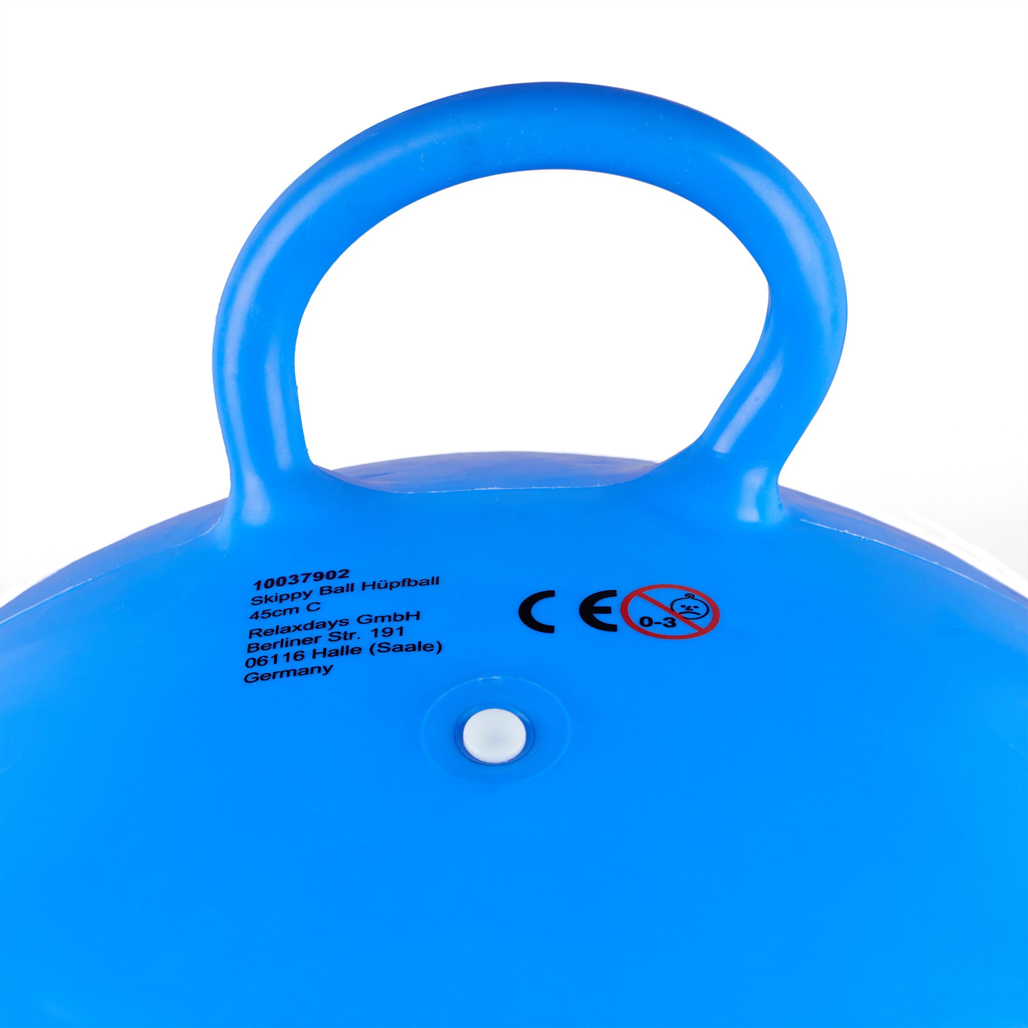 Hüpfball für Kinder Blau von Relaxdays