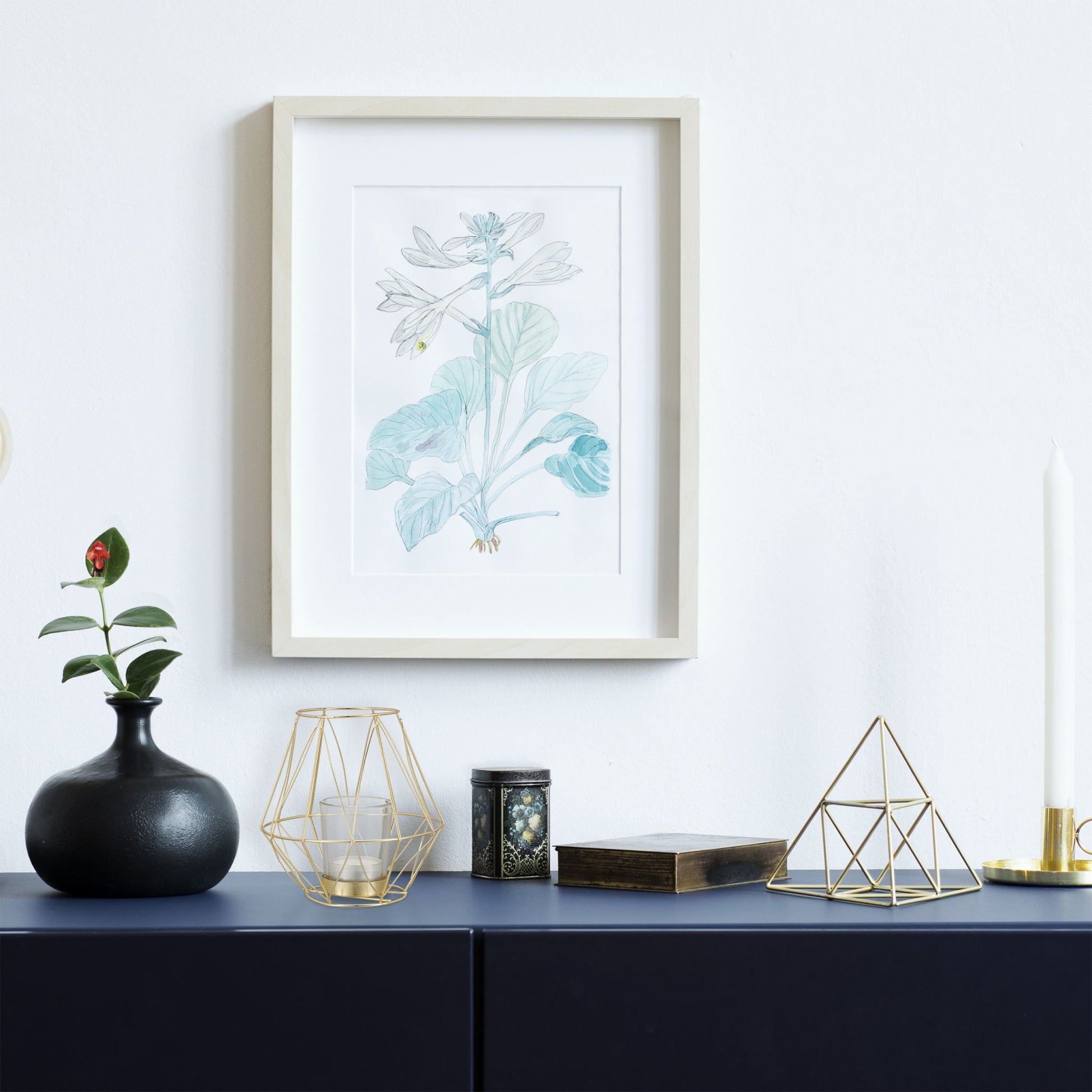 Geometrischer Teelichthalter Gold von Relaxdays