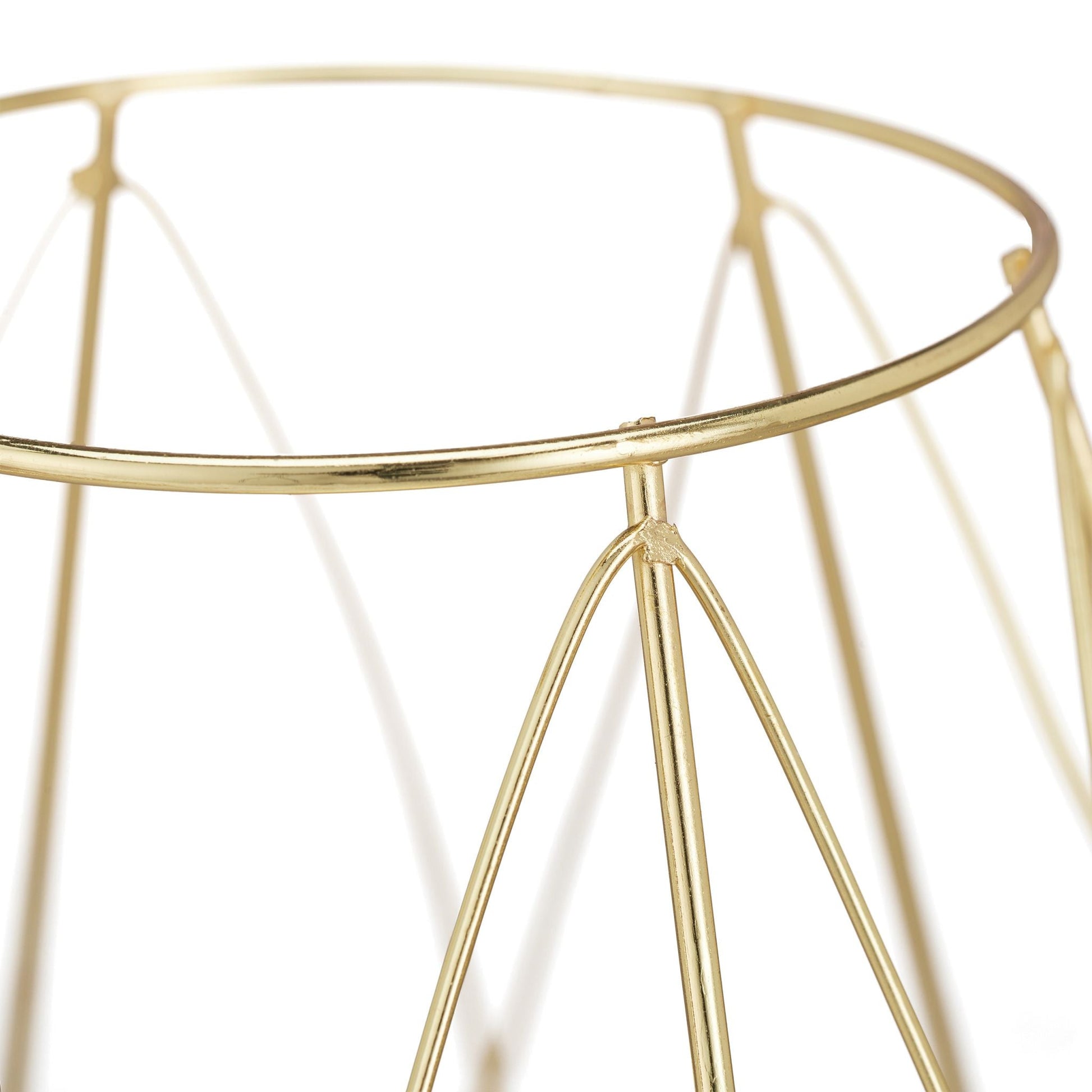 Geometrischer Teelichthalter Gold von Relaxdays