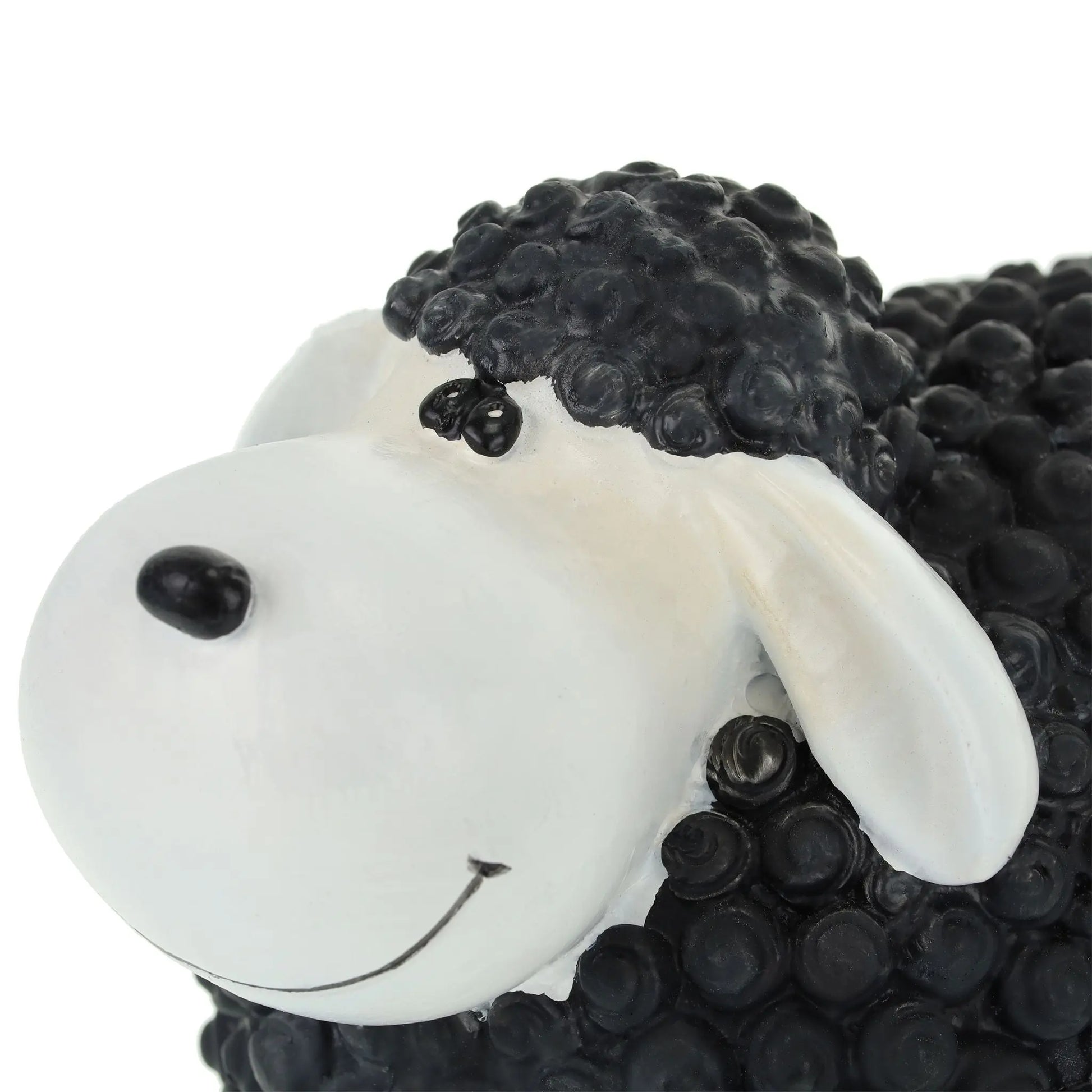 Gartenfigur Schaf Weiss-Schwarz von Relaxdays